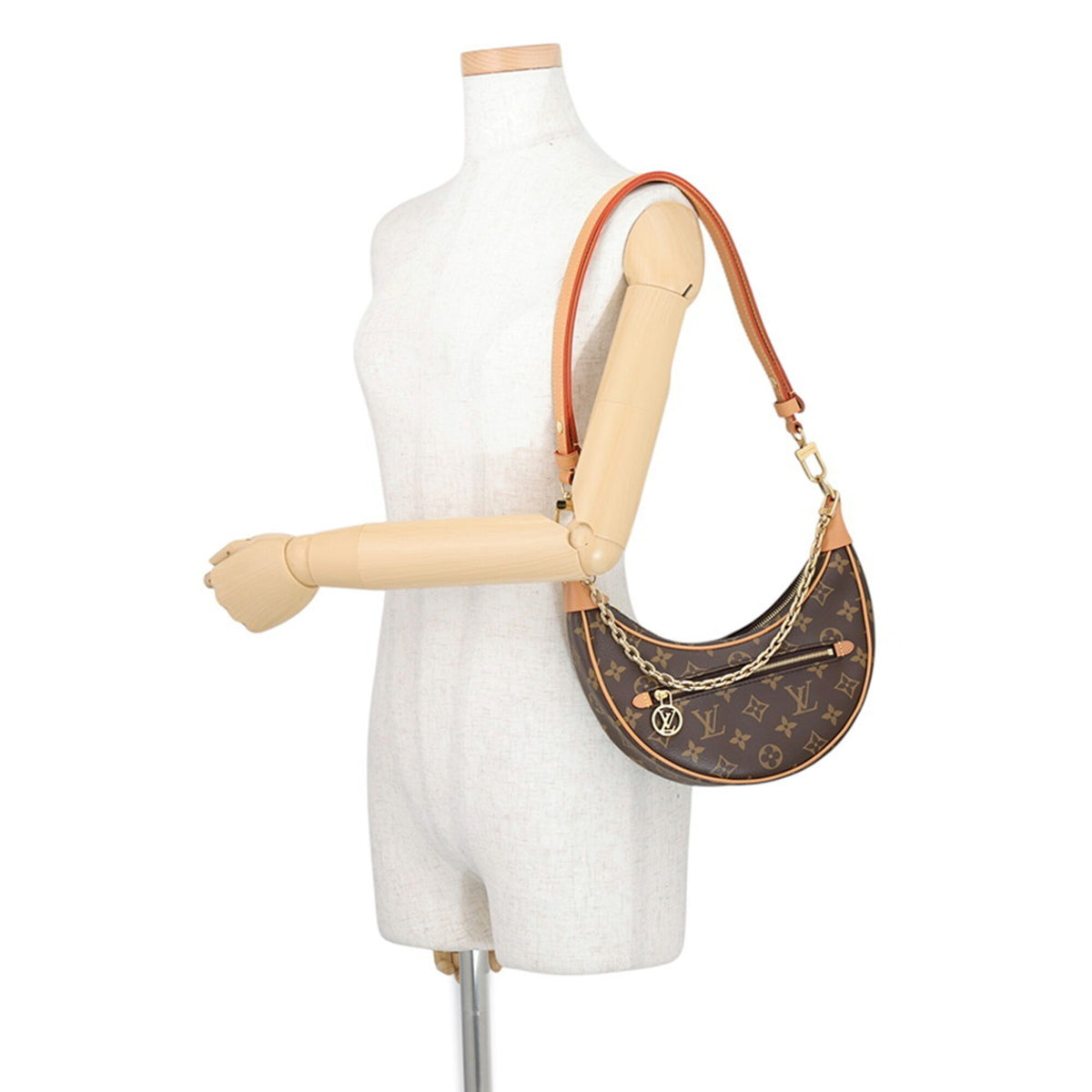 Louis Vuitton Monogram Beige Monogram Shoulder Bag (Pre-Owned)