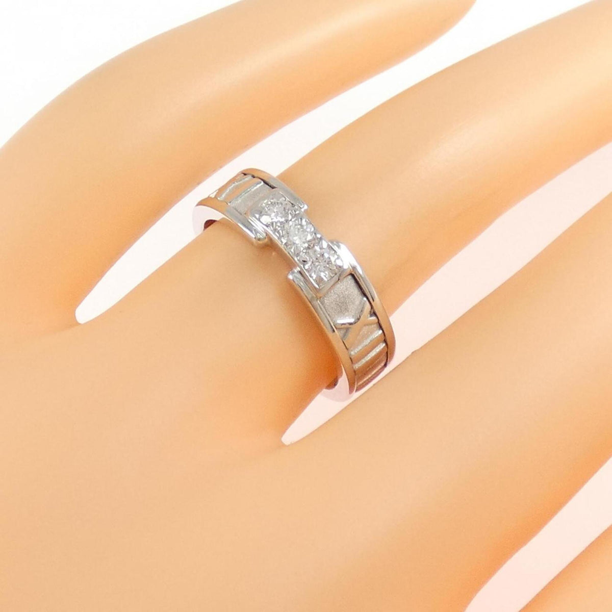 Tiffany White Gold (18K) Band Ring (Pre-Owned)
