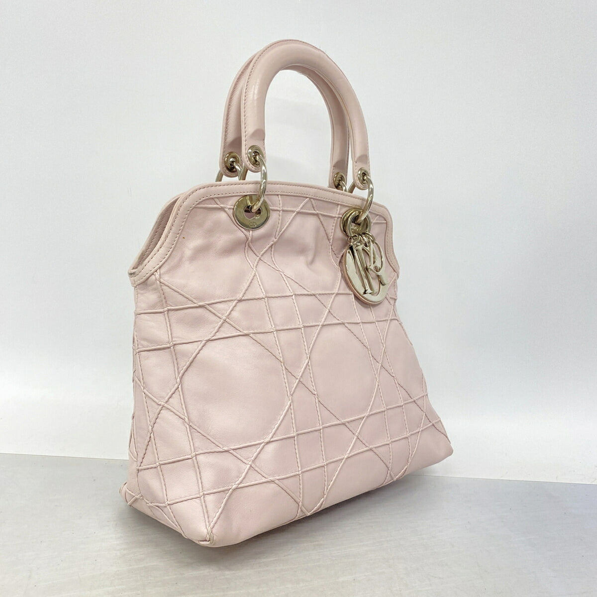 Christian Dior Pink Leather Handbag (Pre-Owned)