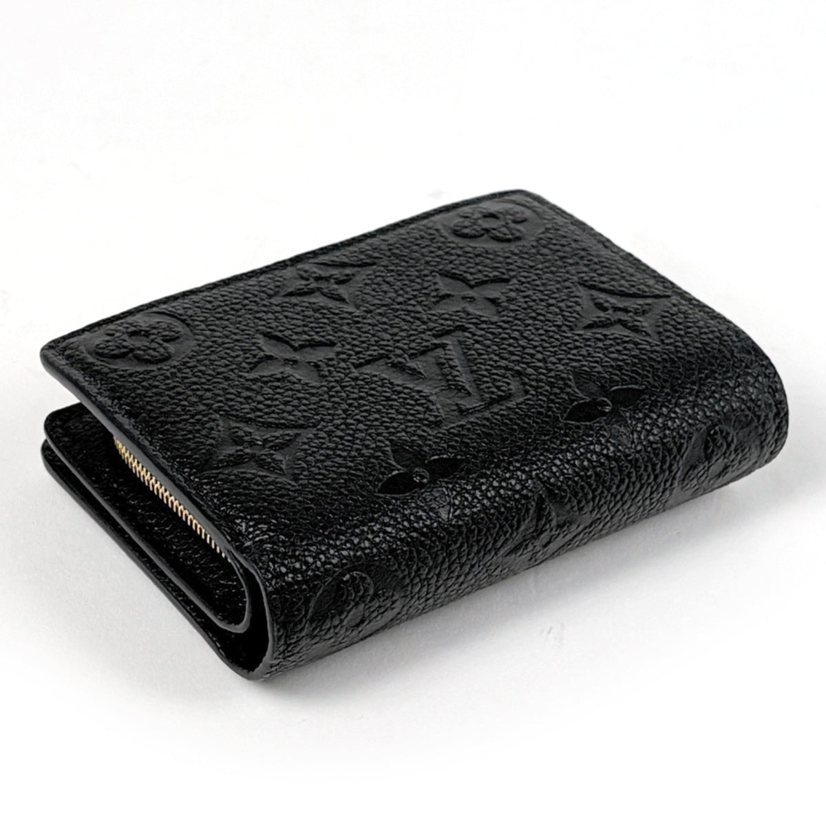 Louis Vuitton Black Noir Monogram Empreinte Wallet (Bi-Fold) (Pre-Owned)