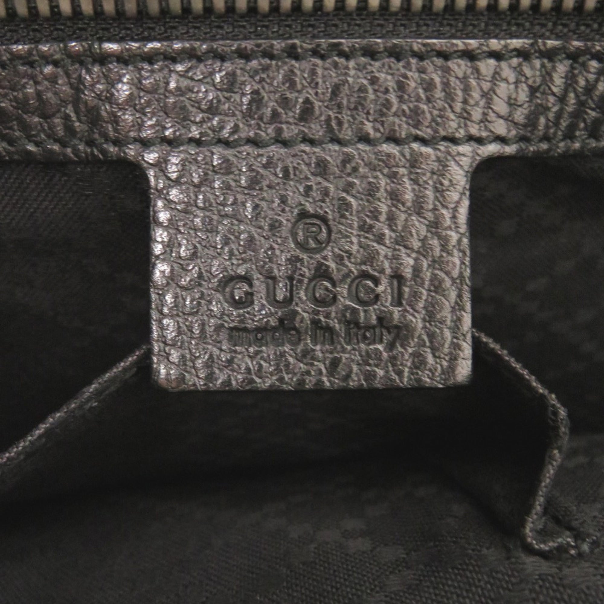Gucci Black Leather Handbag (Pre-Owned)
