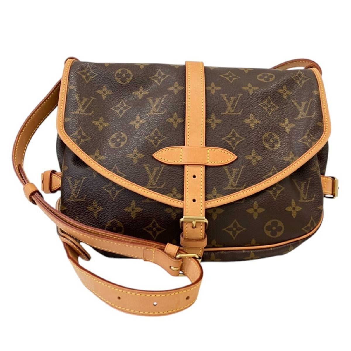 Louis Vuitton Brown Monogram Monogram Shoulder Bag (Pre-Owned)