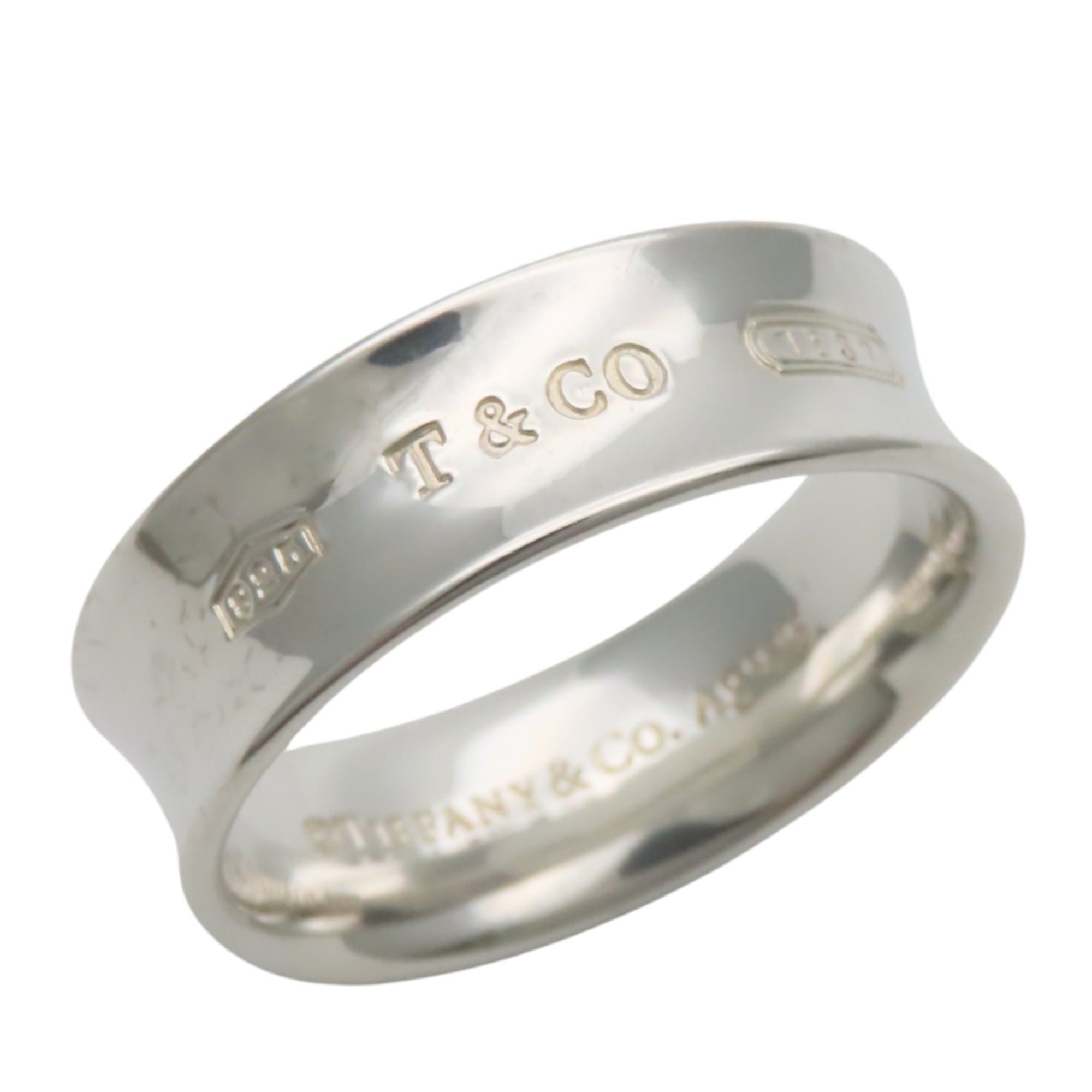 Tiffany Silver Silver 925 Band Ring (Pre-Owned)