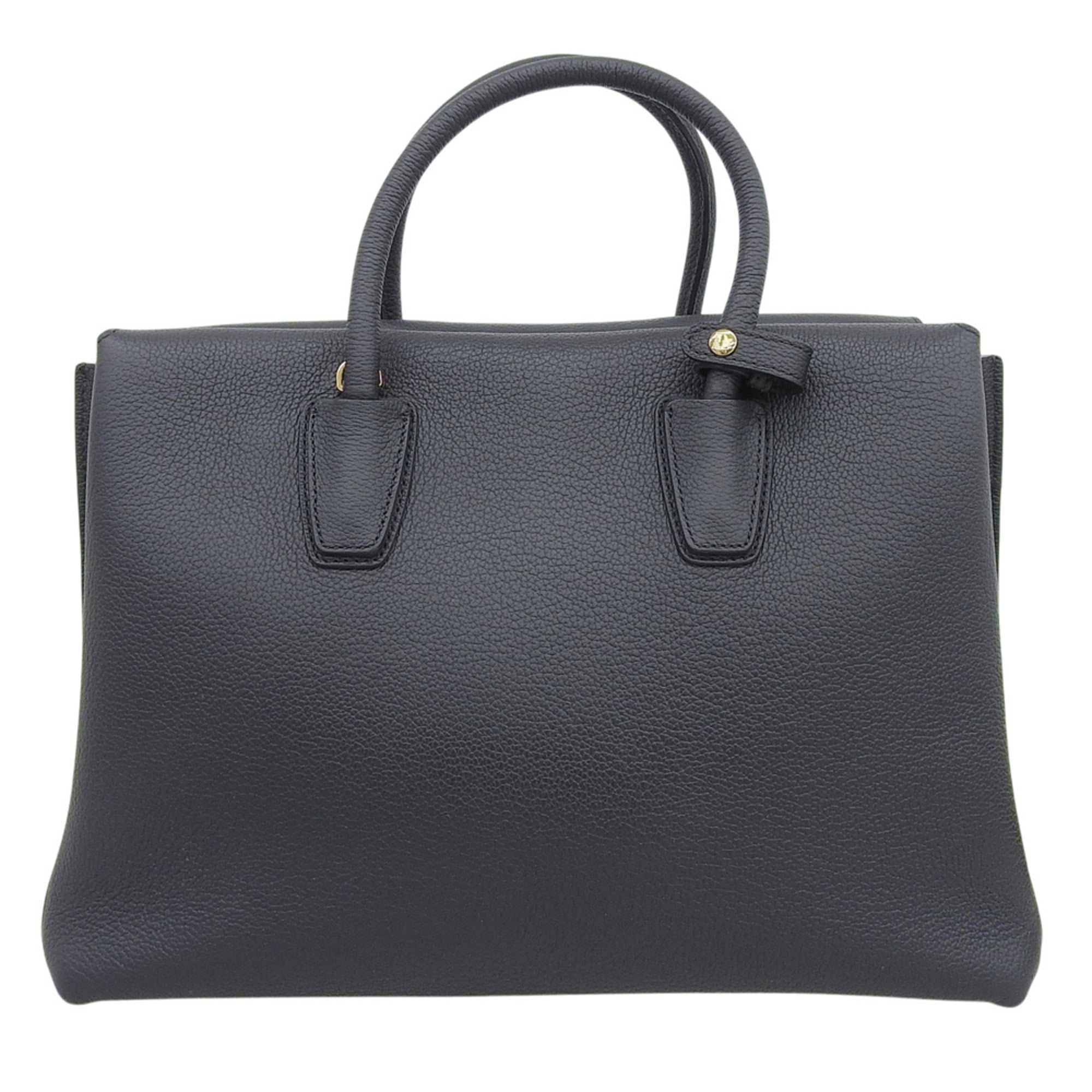 Mcm Black Leather Handbag (Pre-Owned)
