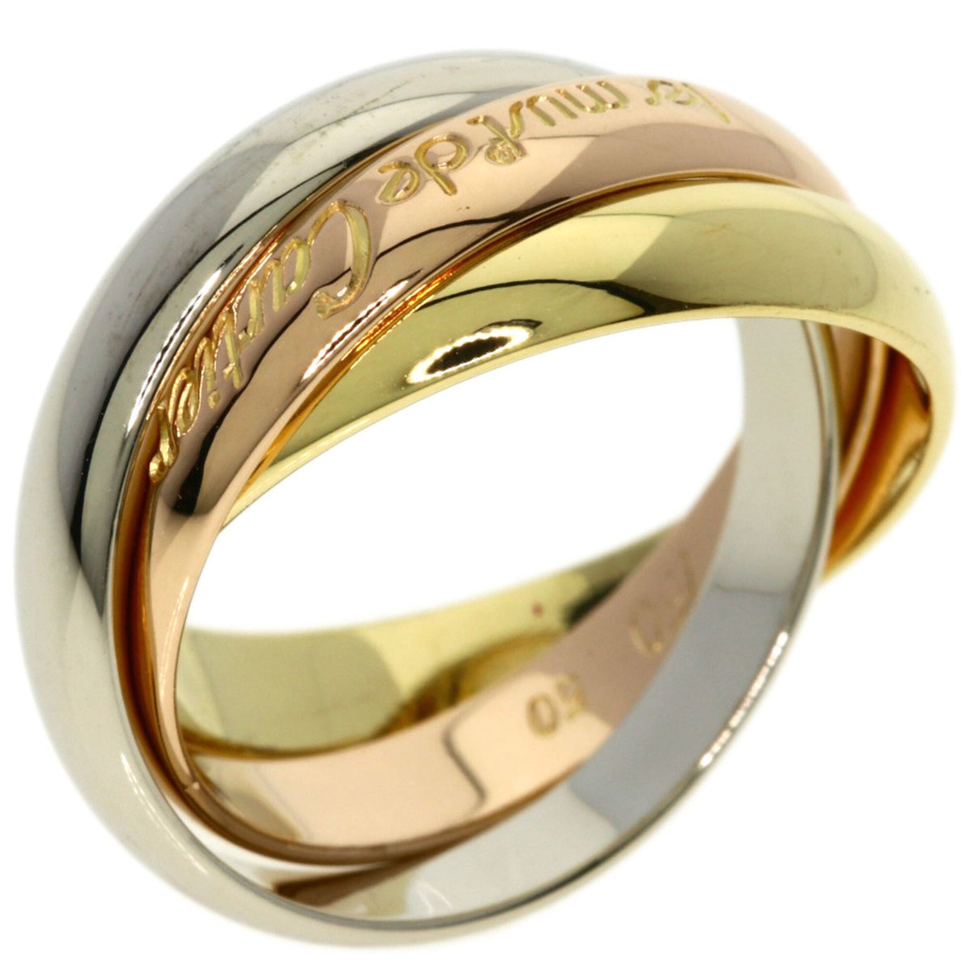 Cartier Yellow Gold (18K) Pink Gold (18K) White Gold (18K) Band Ring (Pre-Owned)