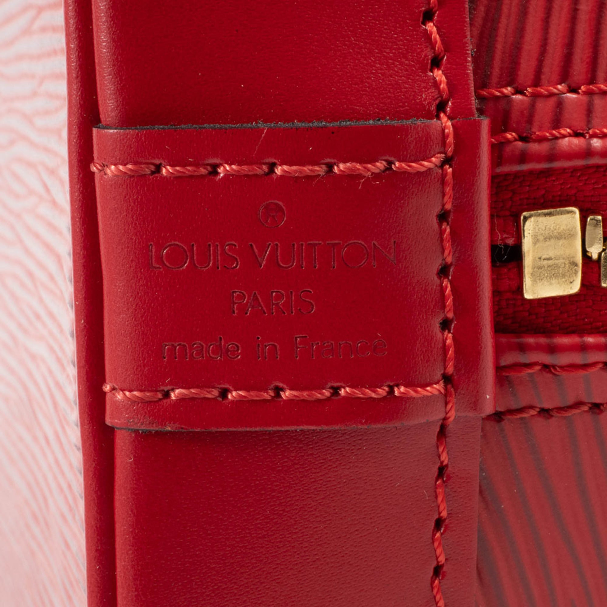 Louis Vuitton Castilian Red Epi Leather Handbag (Pre-Owned)