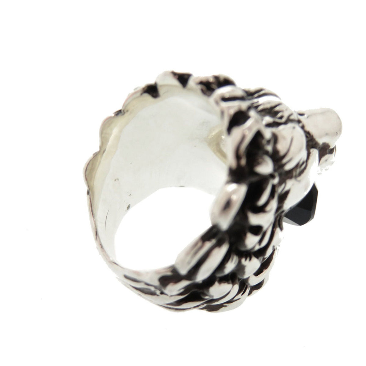 Gucci Silver Metal Band Ring (Pre-Owned)