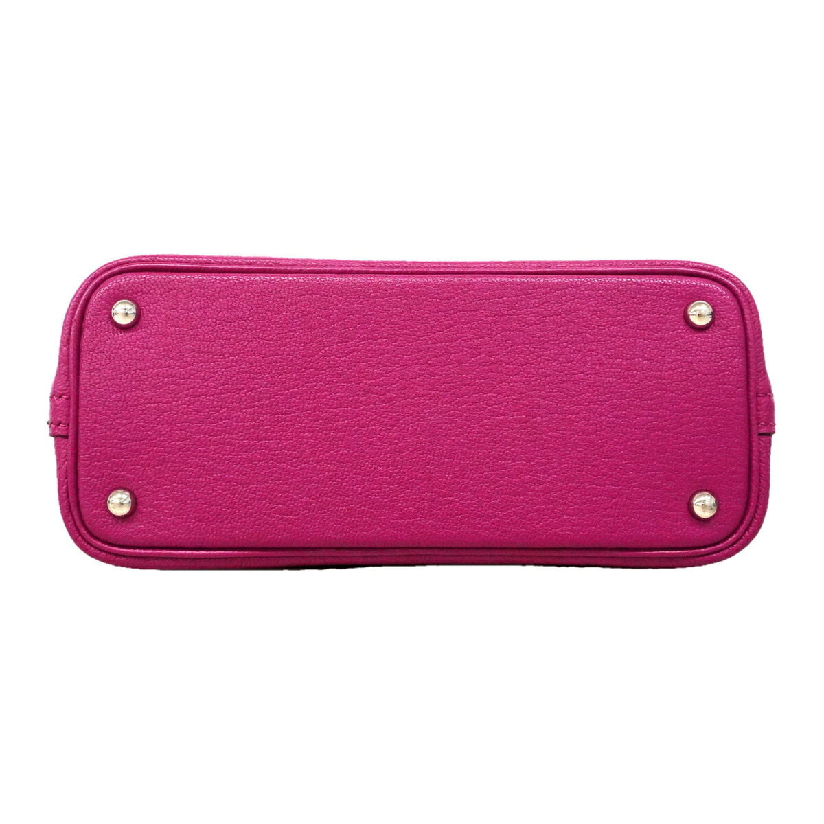 Hermes Rose Purple Chevre Myzore Leather Handbag (Pre-Owned)