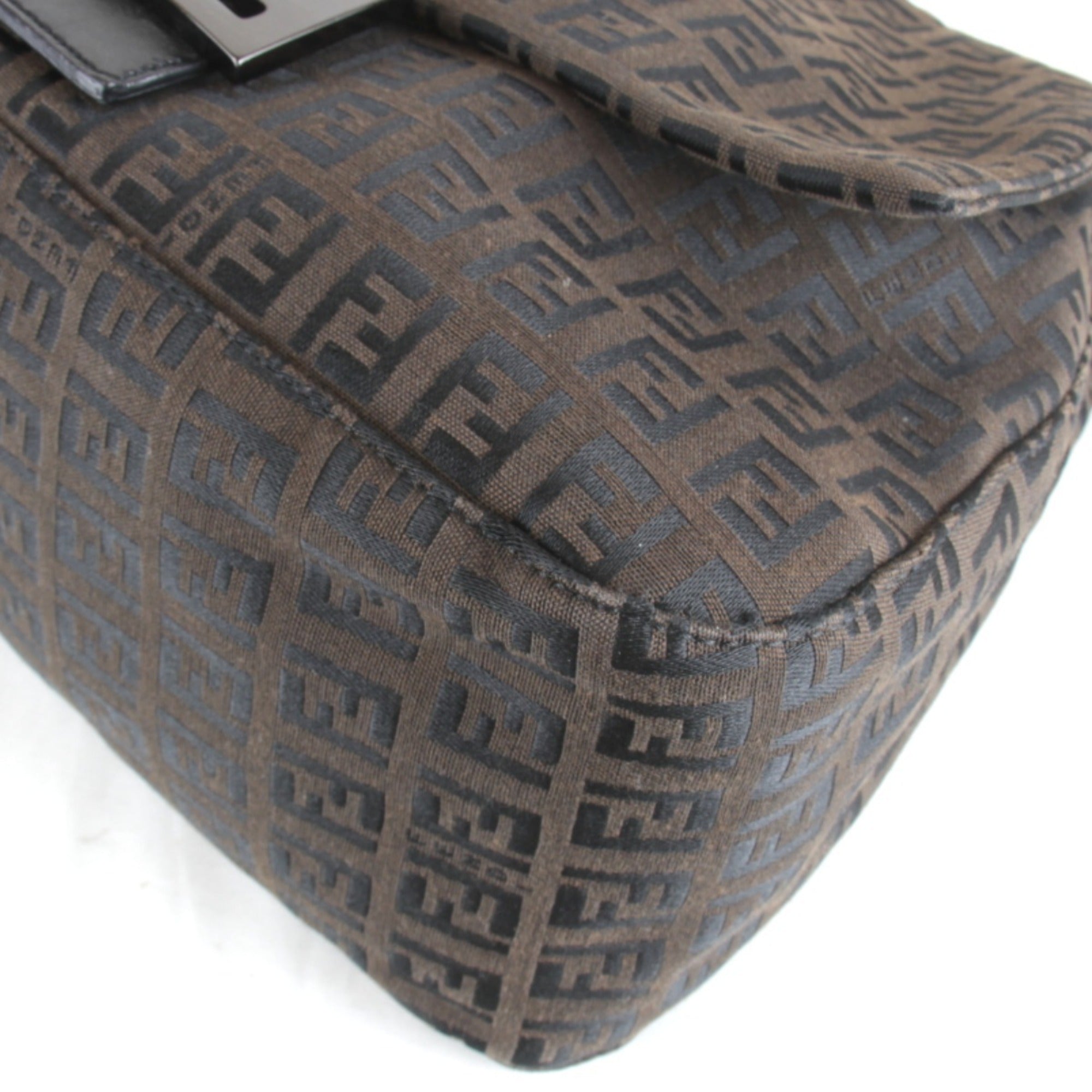 Fendi Zucchino Shoulder Bag (Pre-Owned)