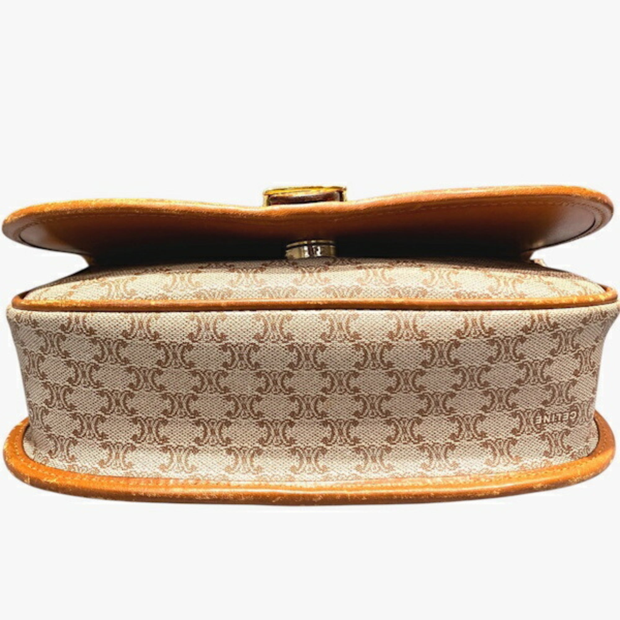 Celine Brown Pvc Leather Shoulder Bag (Pre-Owned)