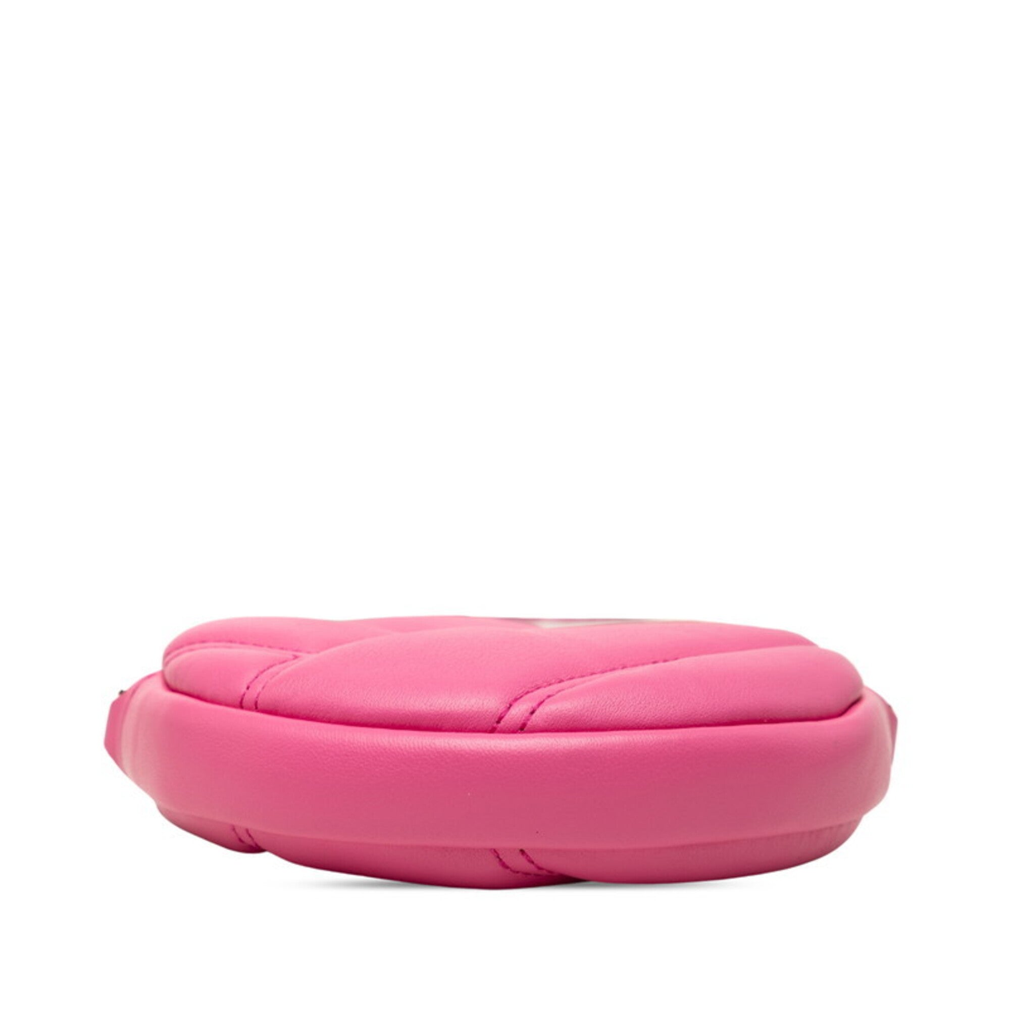 Bvlgari Pink Leather Pochette (Pre-Owned)