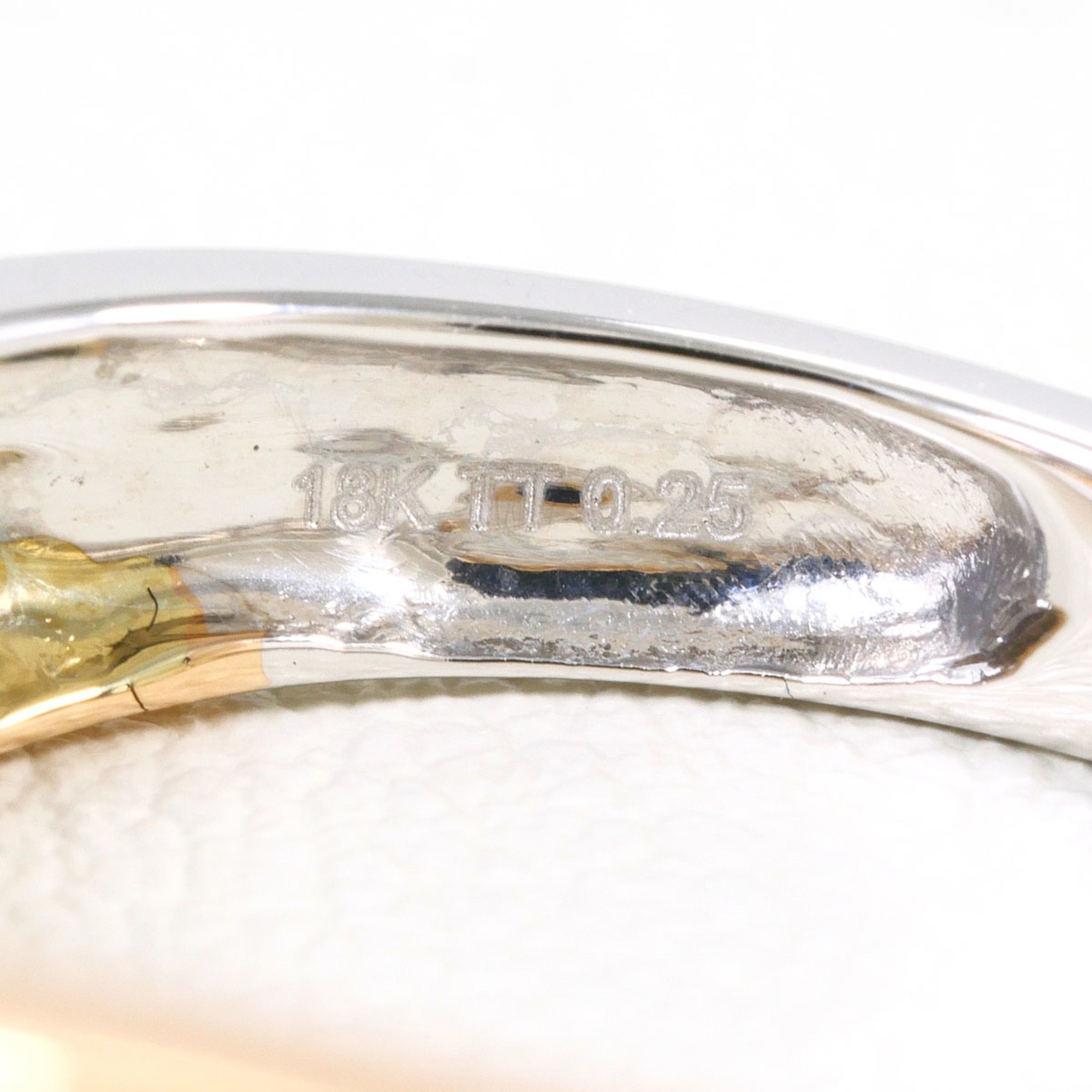 Unbranded Pink Gold White Gold Pink Gold (18K) White Gold (18K) Band Ring (Pre-Owned)