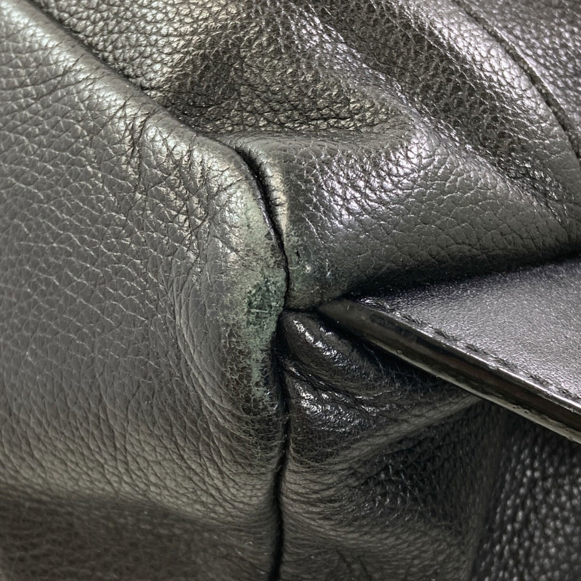 Coach Black Leather Backpack (Pre-Owned)