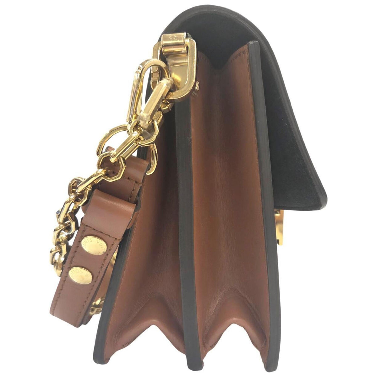 Louis Vuitton Brown Monogram Reverse Shoulder Bag (Pre-Owned)