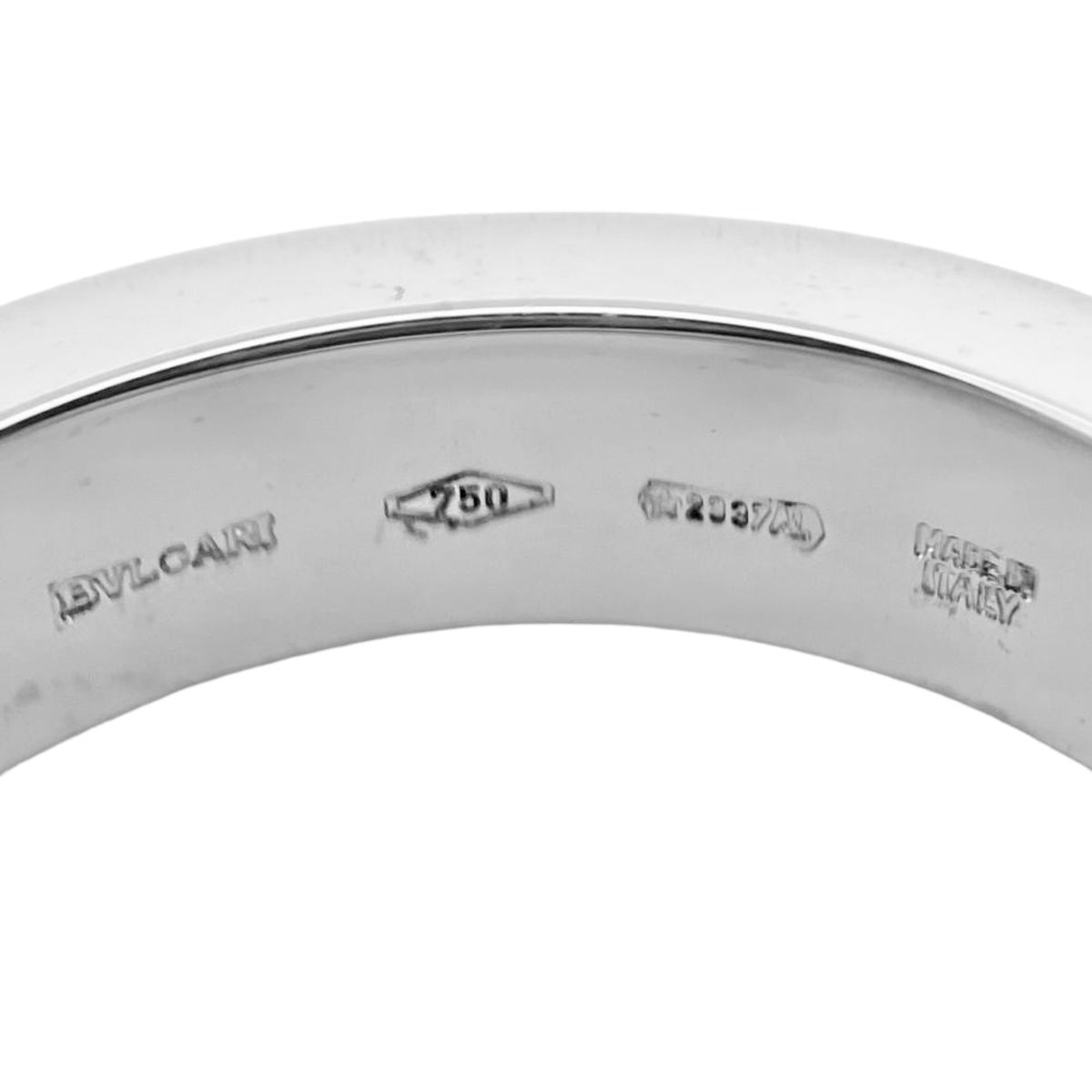 Bvlgari White Gold (18K) Band Ring (Pre-Owned)