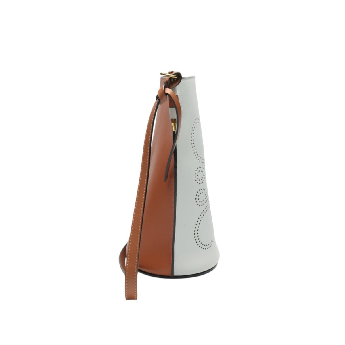 Loewe Gray Leather Shoulder Bag (Pre-Owned)