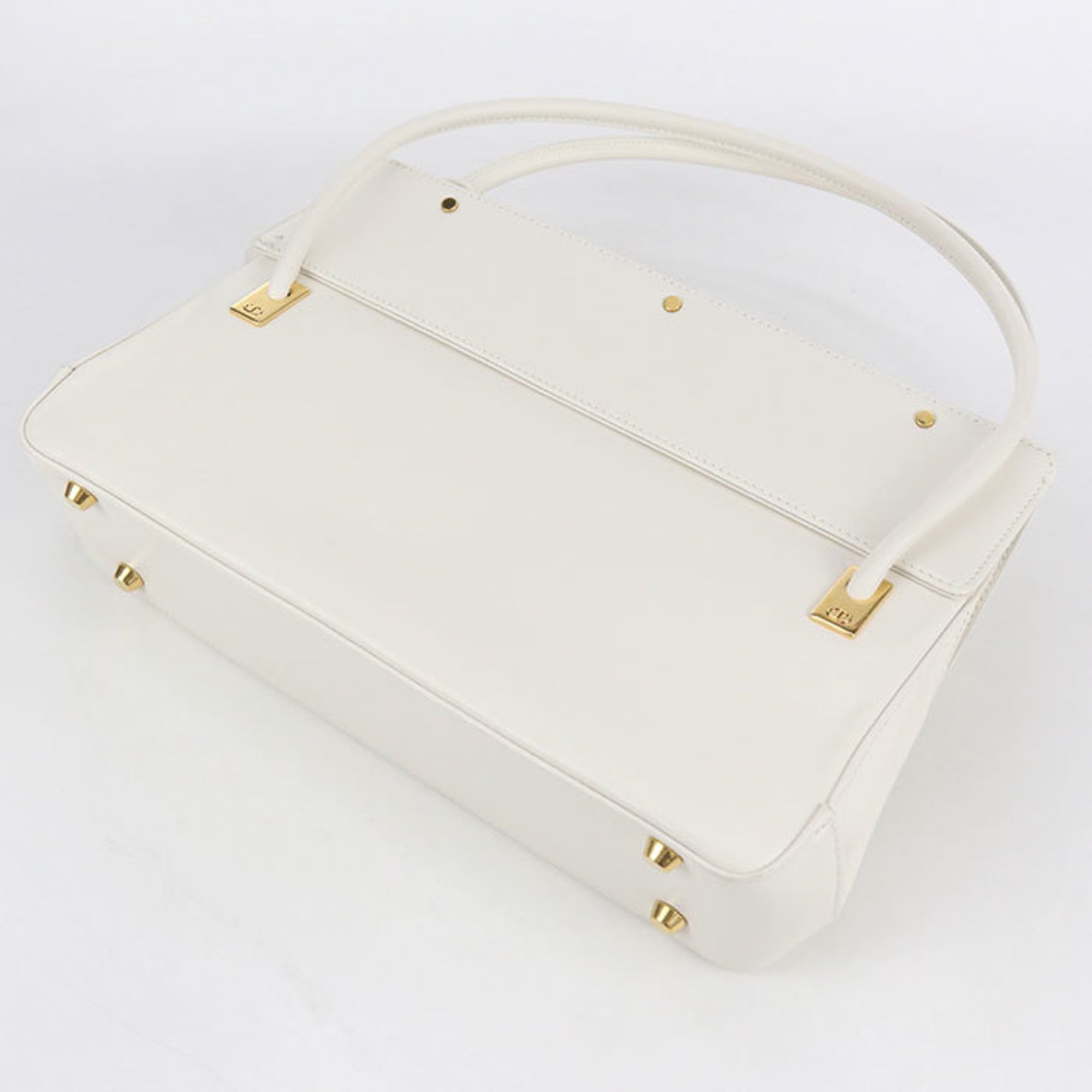 Christian Dior White Leather Handbag (Pre-Owned)
