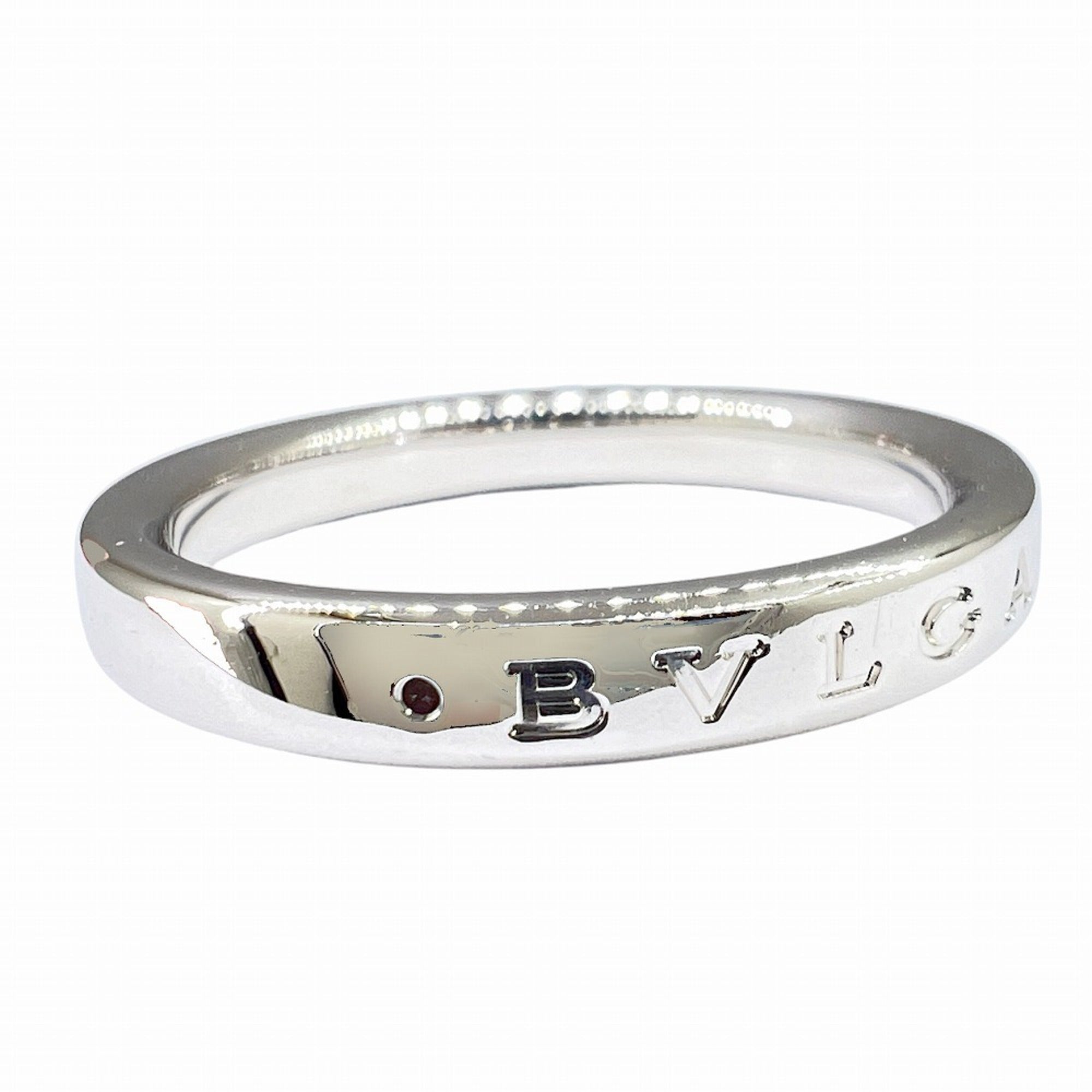 Bvlgari Platinum Platinum 950 Band Ring (Pre-Owned)