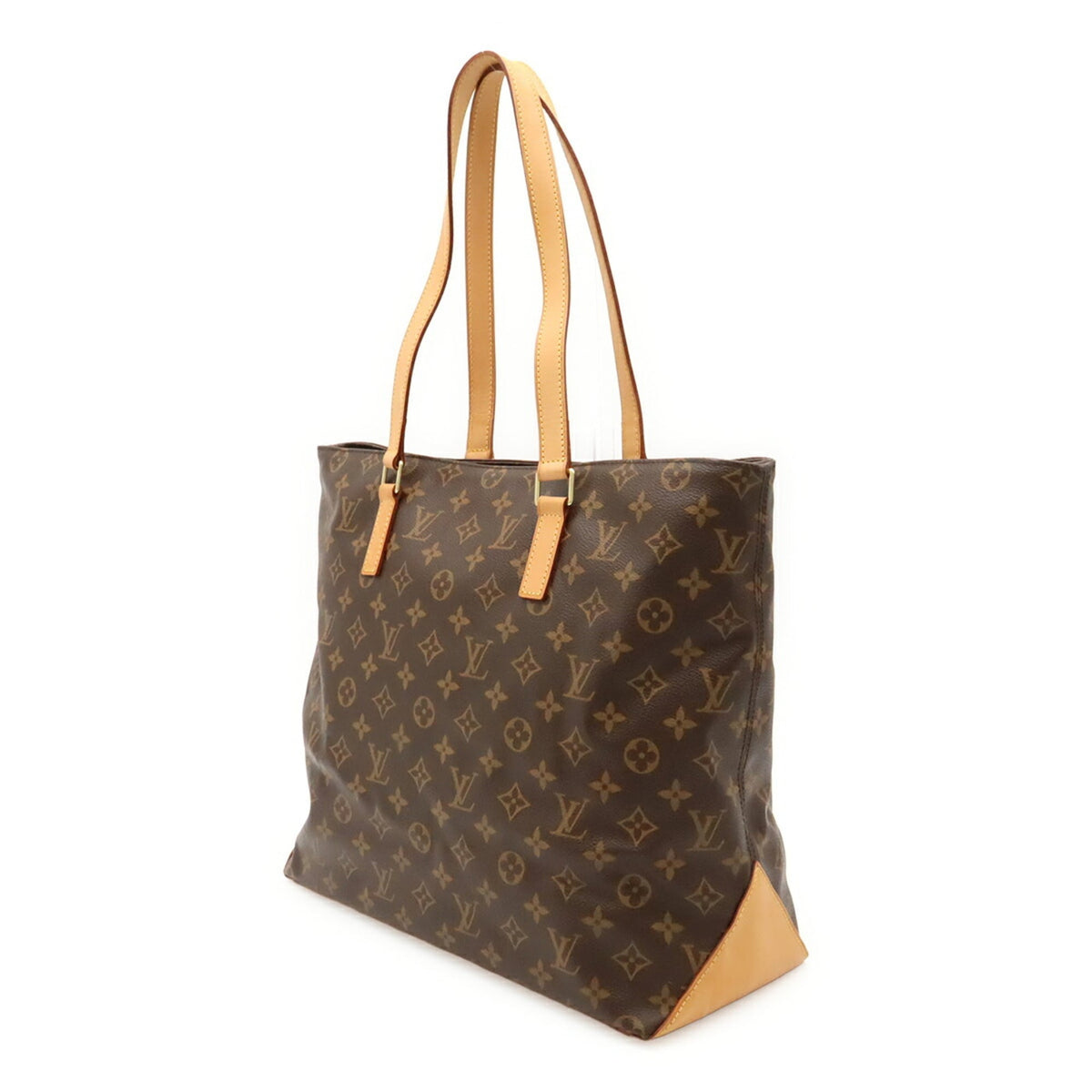 Louis Vuitton Brown Monogram Canvas Shoulder Bag Tote Bag (Pre-Owned)