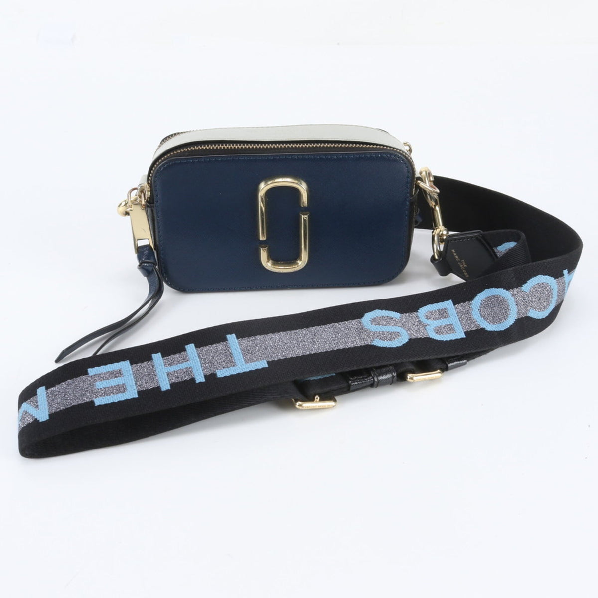 Marc Jacobs Blue Leather Crossbody Bag Shoulder Bag (Pre-Owned)