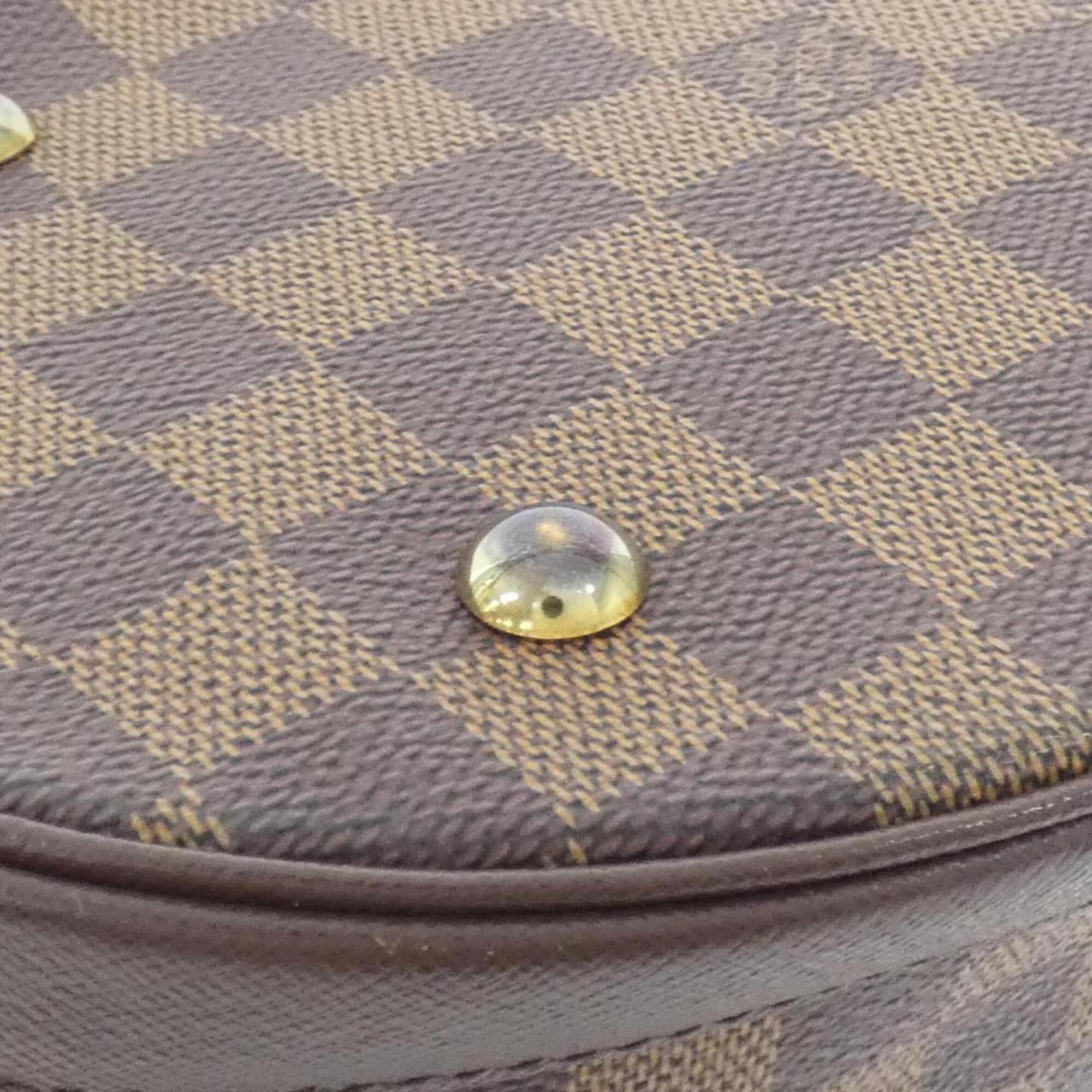 Louis Vuitton Ebene Coated Canvas Shoulder Bag (Pre-Owned)