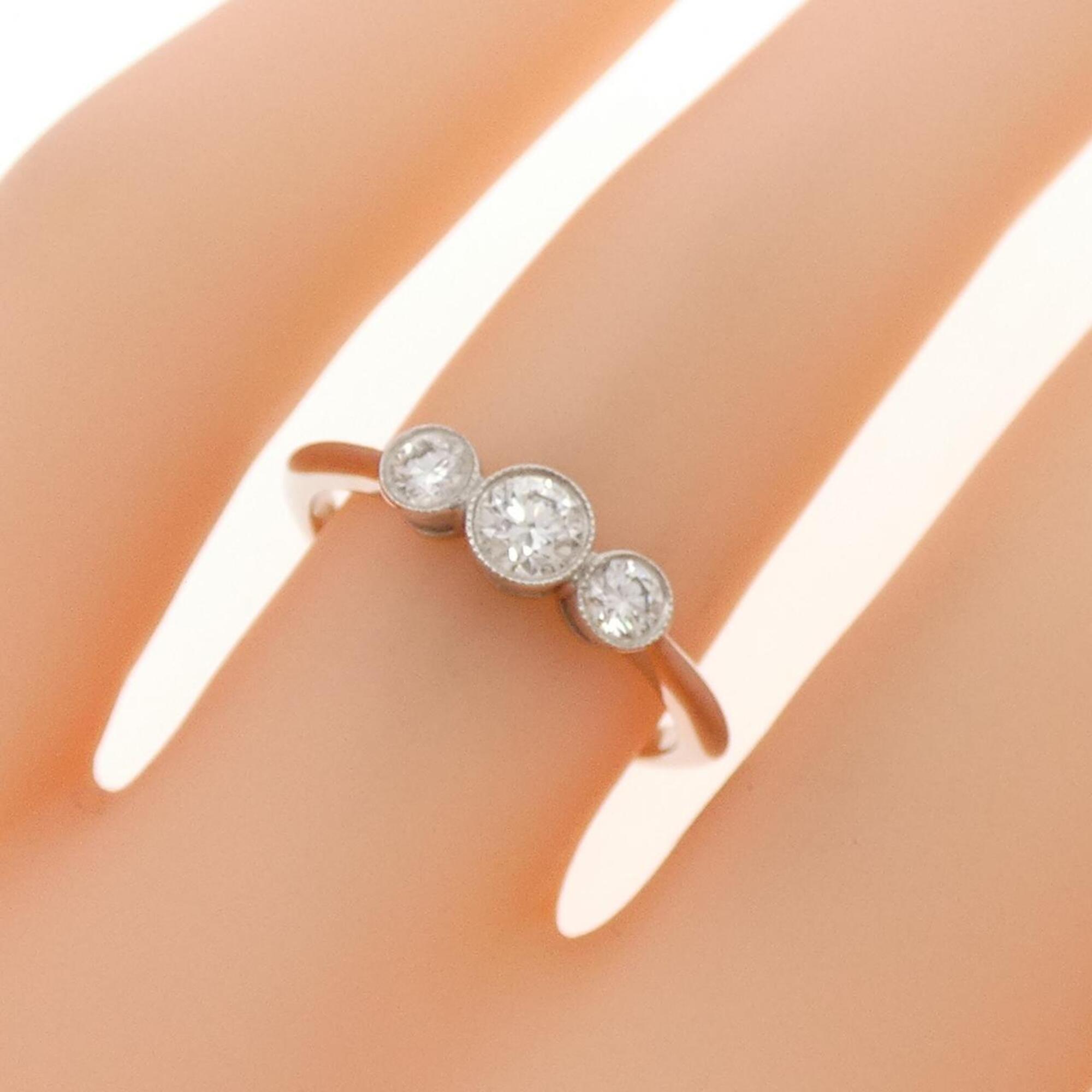 Tiffany Platinum Platinum 950 Band Ring (Pre-Owned)