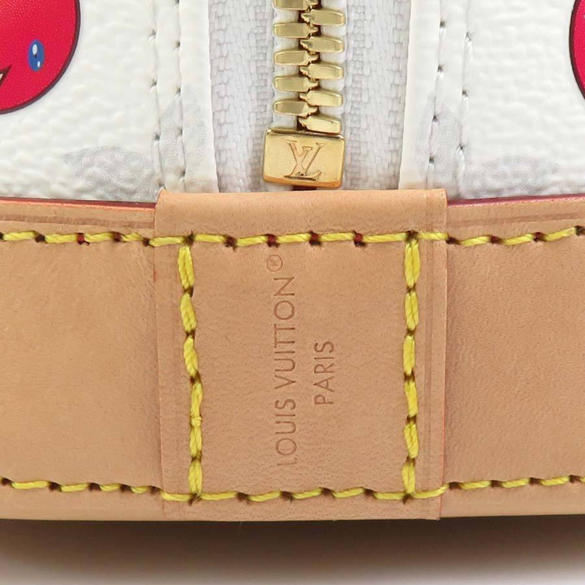 Louis Vuitton Monogram Cherry White Handbag Shoulder Bag (Pre-Owned)