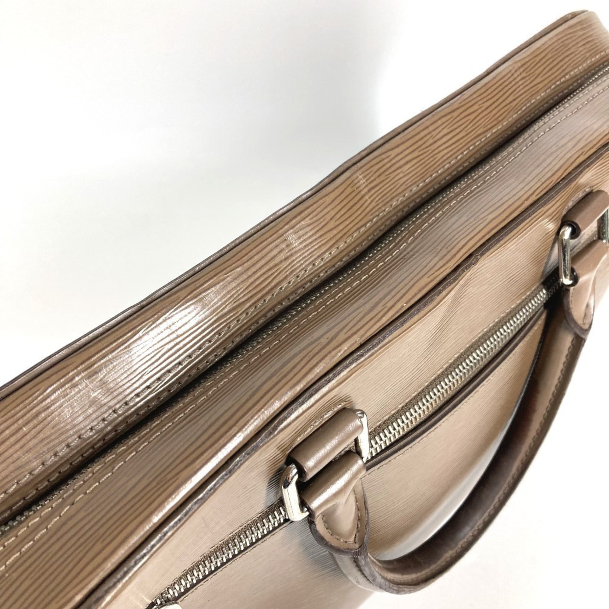 Louis Vuitton Epi Beige Brown Epi Leather Briefcase (Pre-Owned)