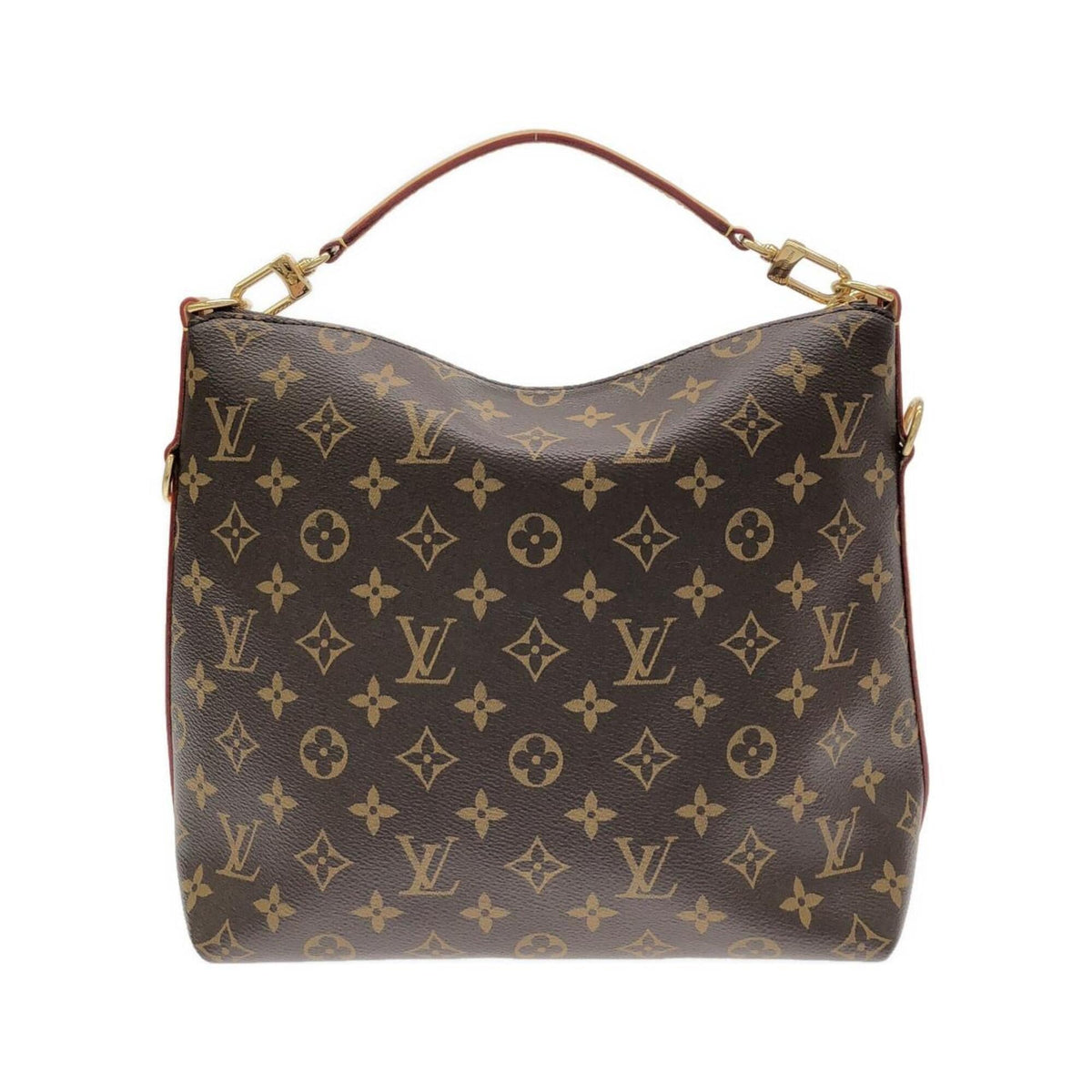 Louis Vuitton Marron Monogram Coated Canvas Shoulder Bag (Pre-Owned)