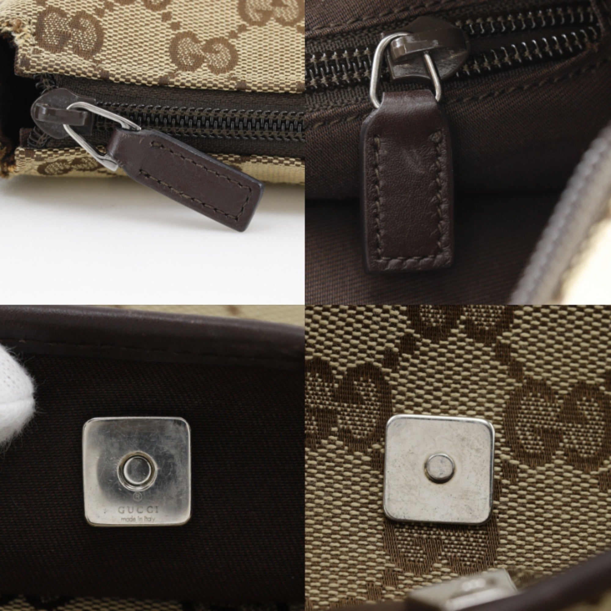 Gucci Brown Gg Canvas Shoulder Bag (Pre-Owned)