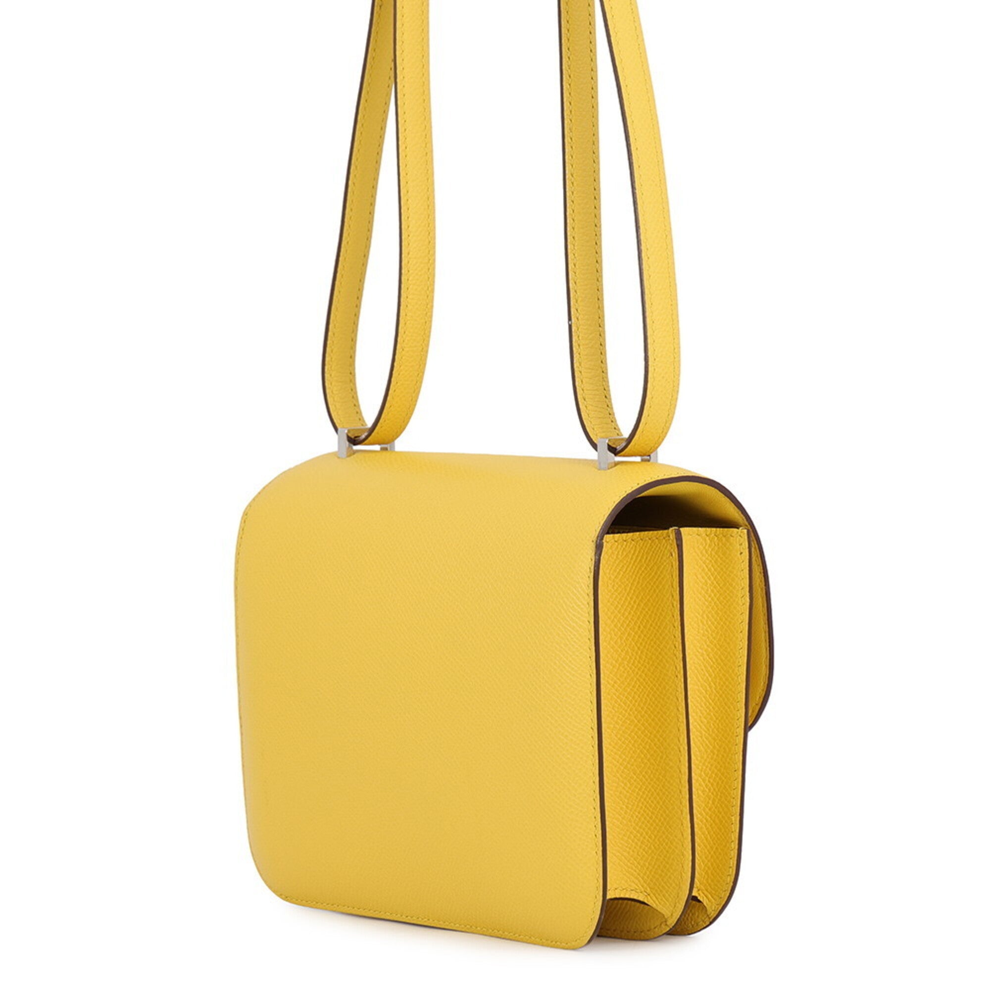 Hermes Yellow Epsom Leather Shoulder Bag (Pre-Owned)
