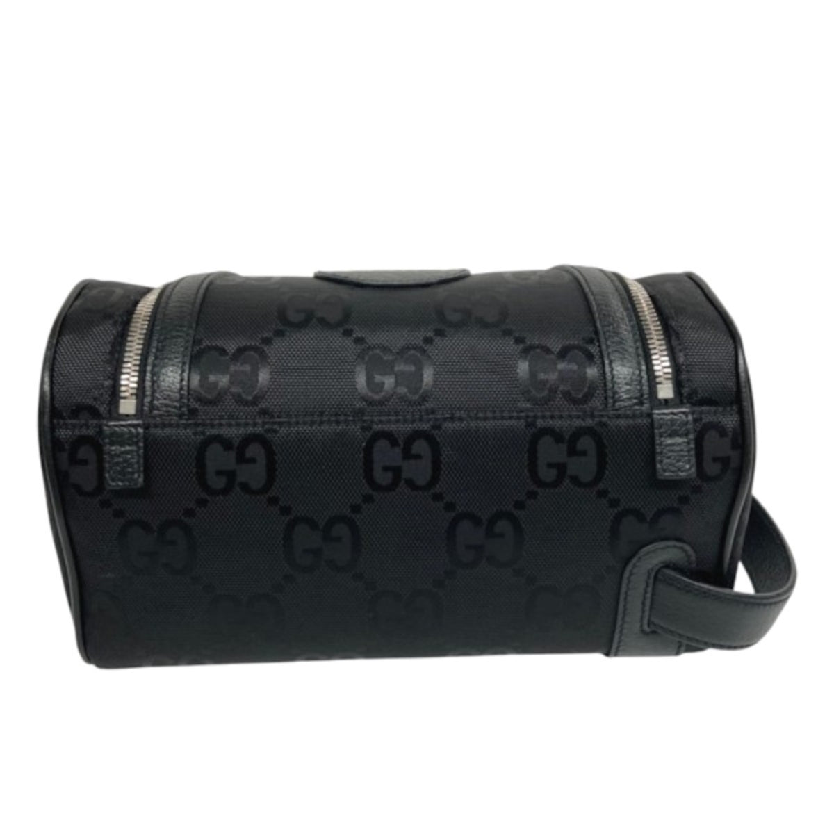 Gucci Black Pvc Canvas Handbag (Pre-Owned)