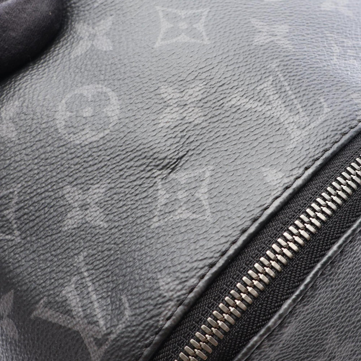 Louis Vuitton Black Monogram Eclipse Monogram Eclipse Leather Backpack (Pre-Owned)
