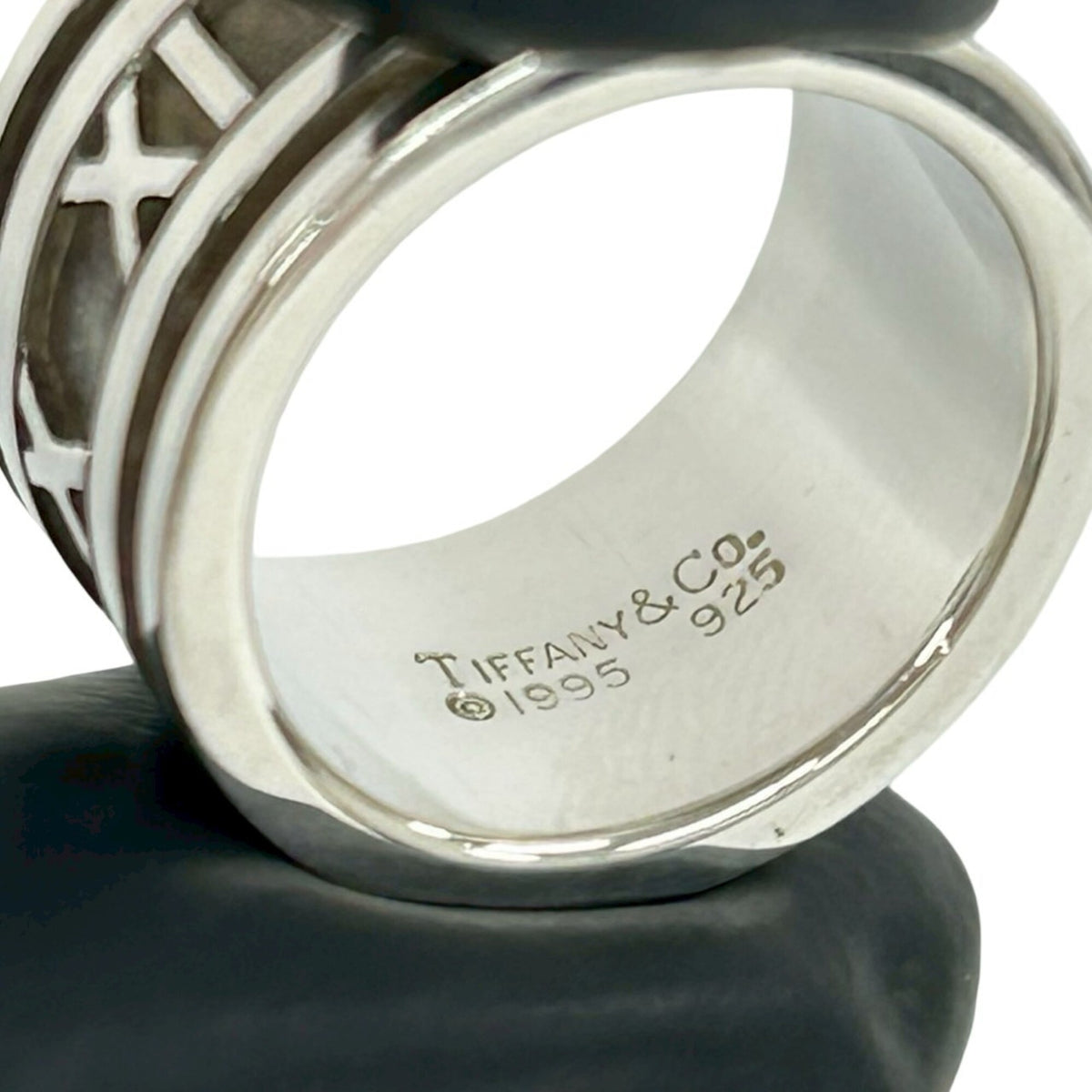 Tiffany Silver Silver 925 Band Ring (Pre-Owned)