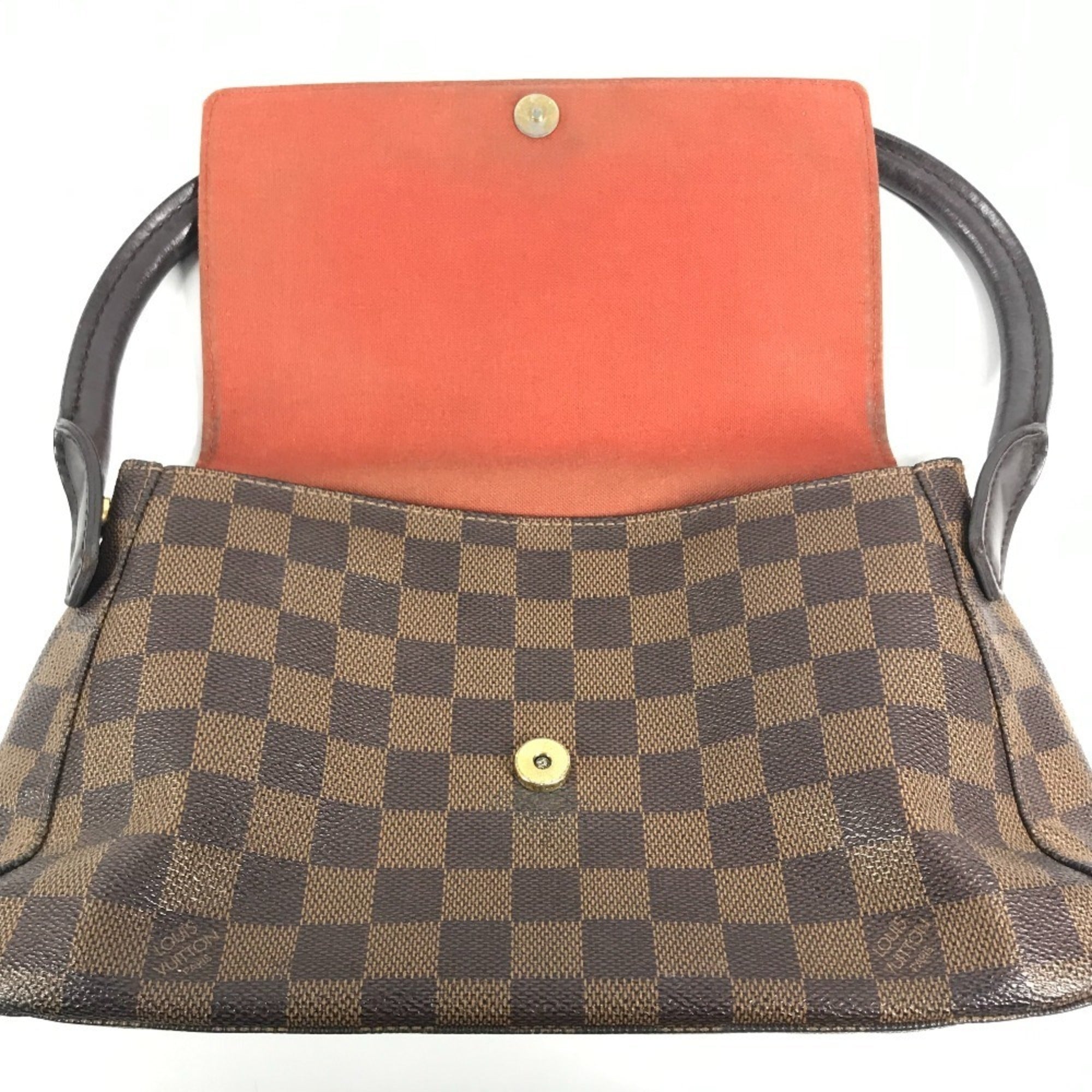 Louis Vuitton Brown Ebene Damier Canvas Handbag Shoulder Bag Tote Bag (Pre-Owned)