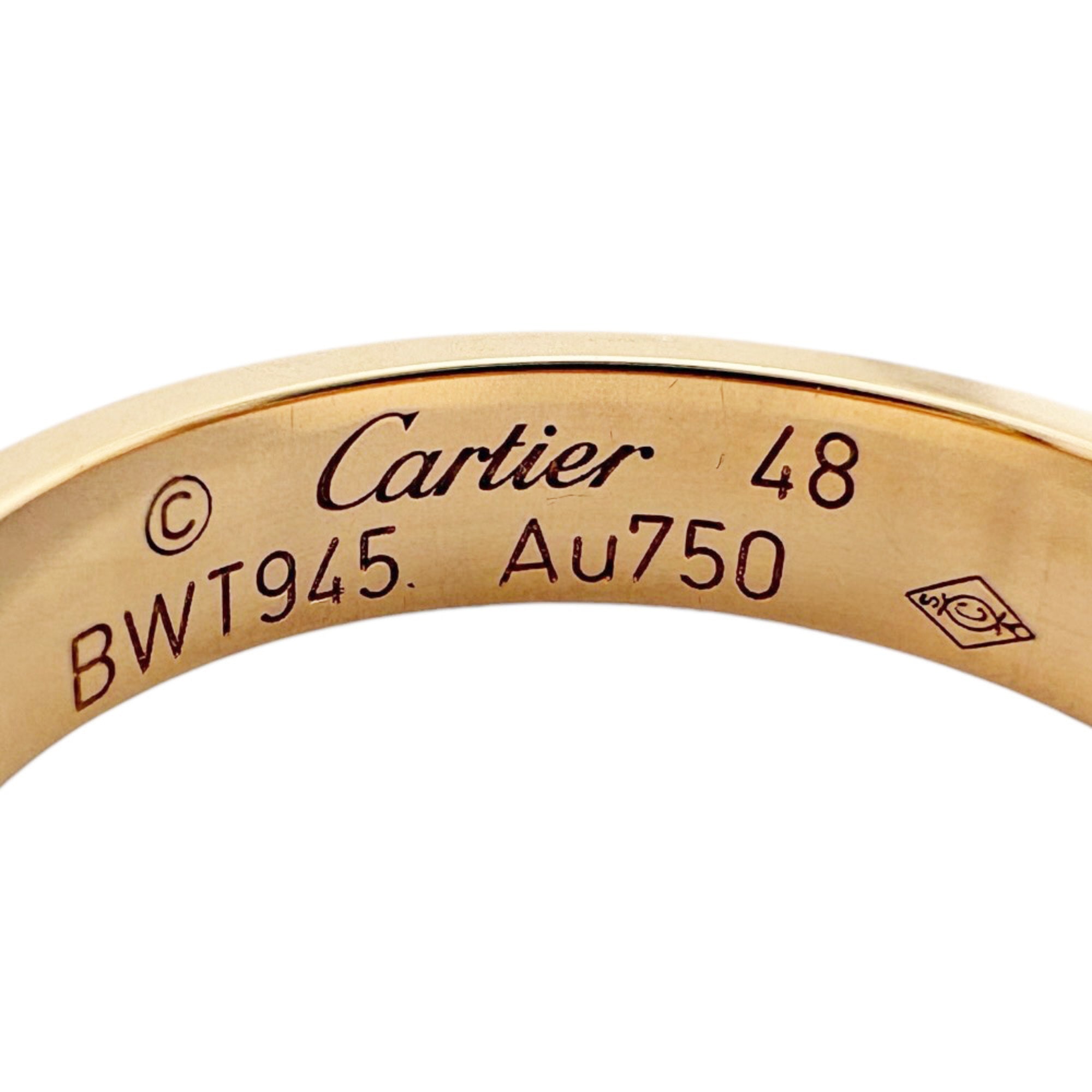 Cartier Pink Gold Pink Gold (18K) Band Ring (Pre-Owned)