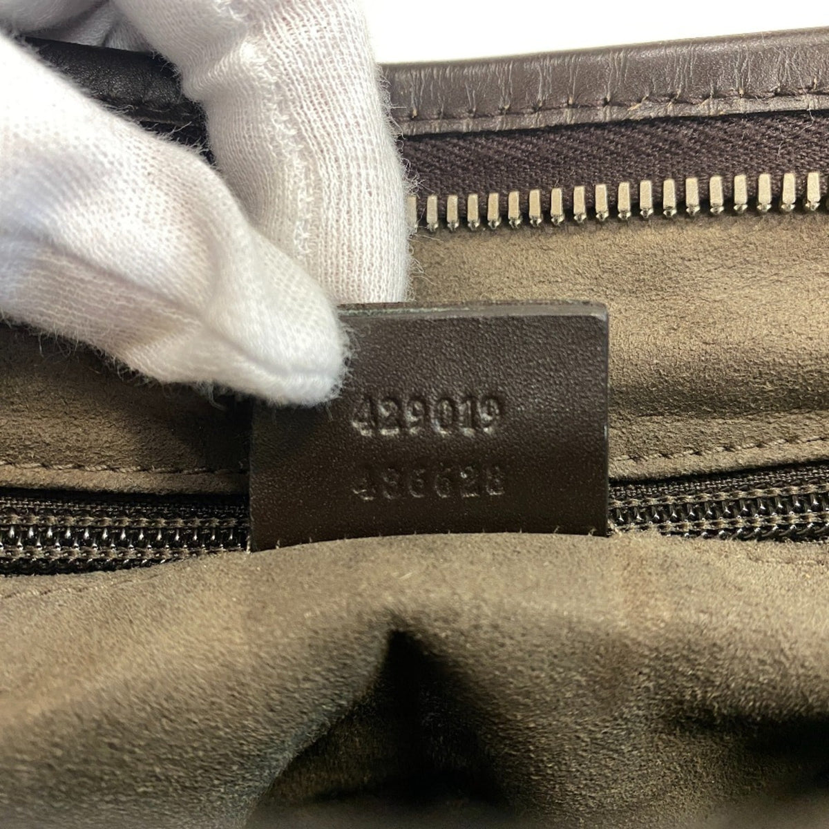 Gucci Beige Pvc Handbag Shoulder Bag (Pre-Owned)
