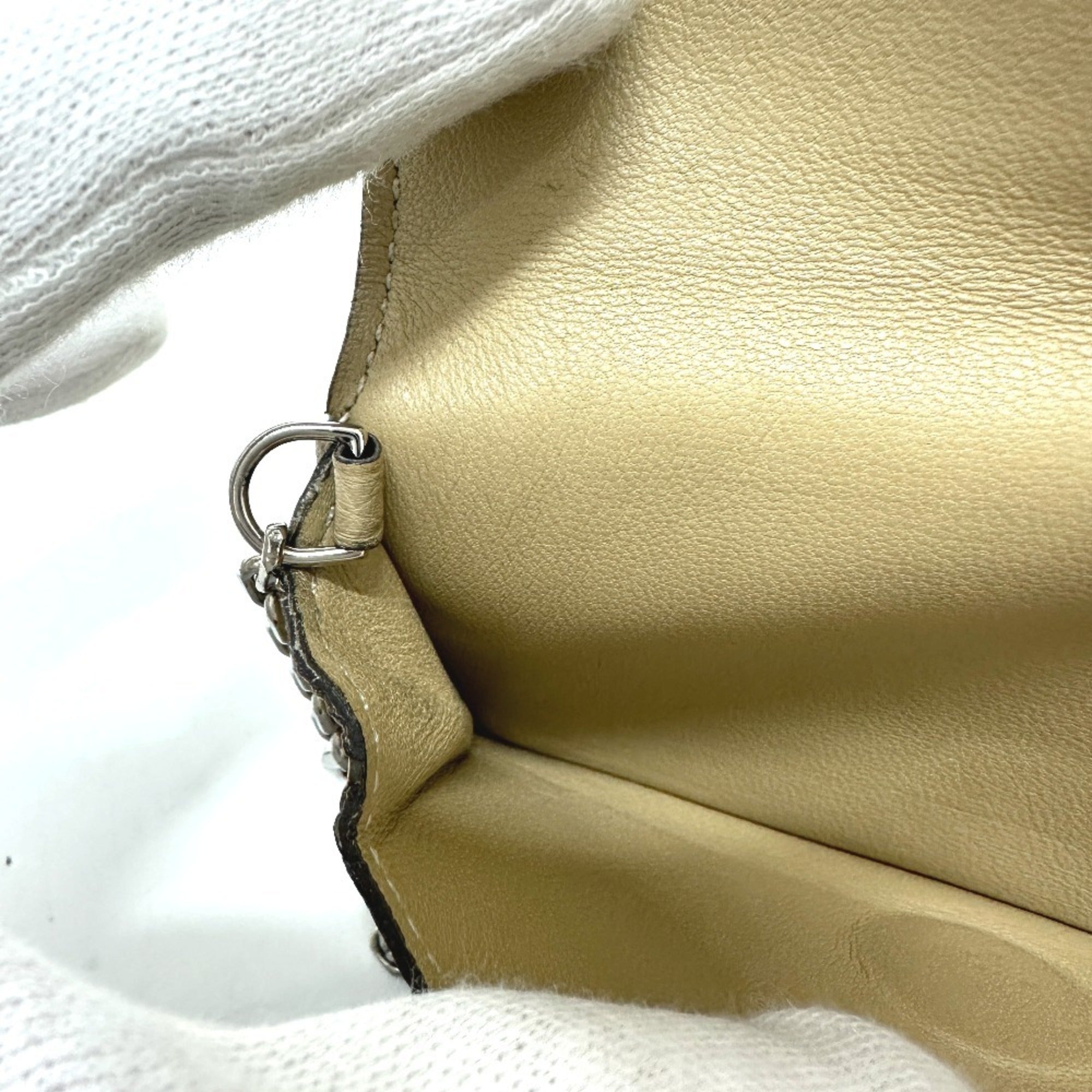 Hermes Dogon Beige Taurillon Clemence Leather Coin Purse/Coin Case (Pre-Owned)
