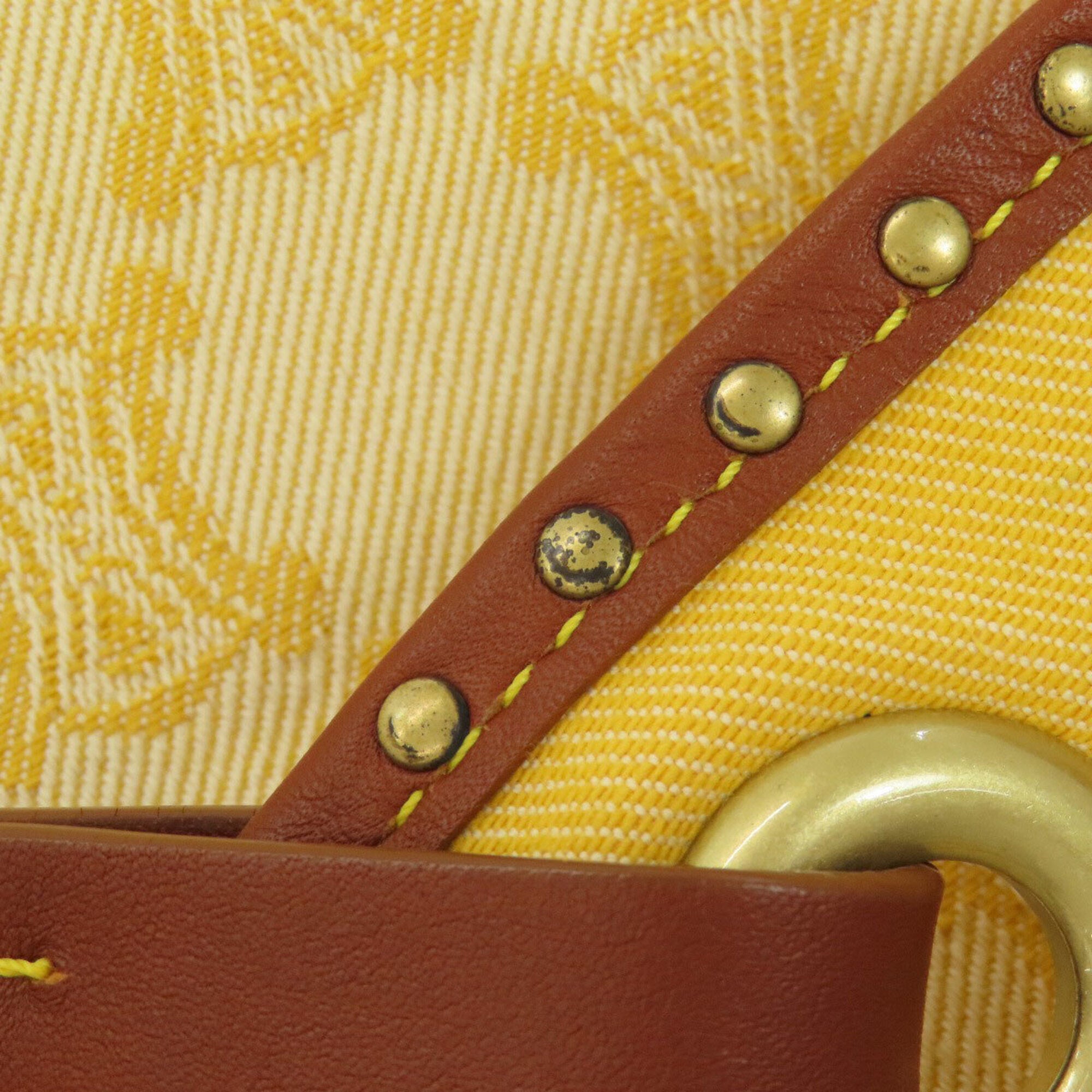 Celine Yellow Canvas Tote Bag (Pre-Owned)