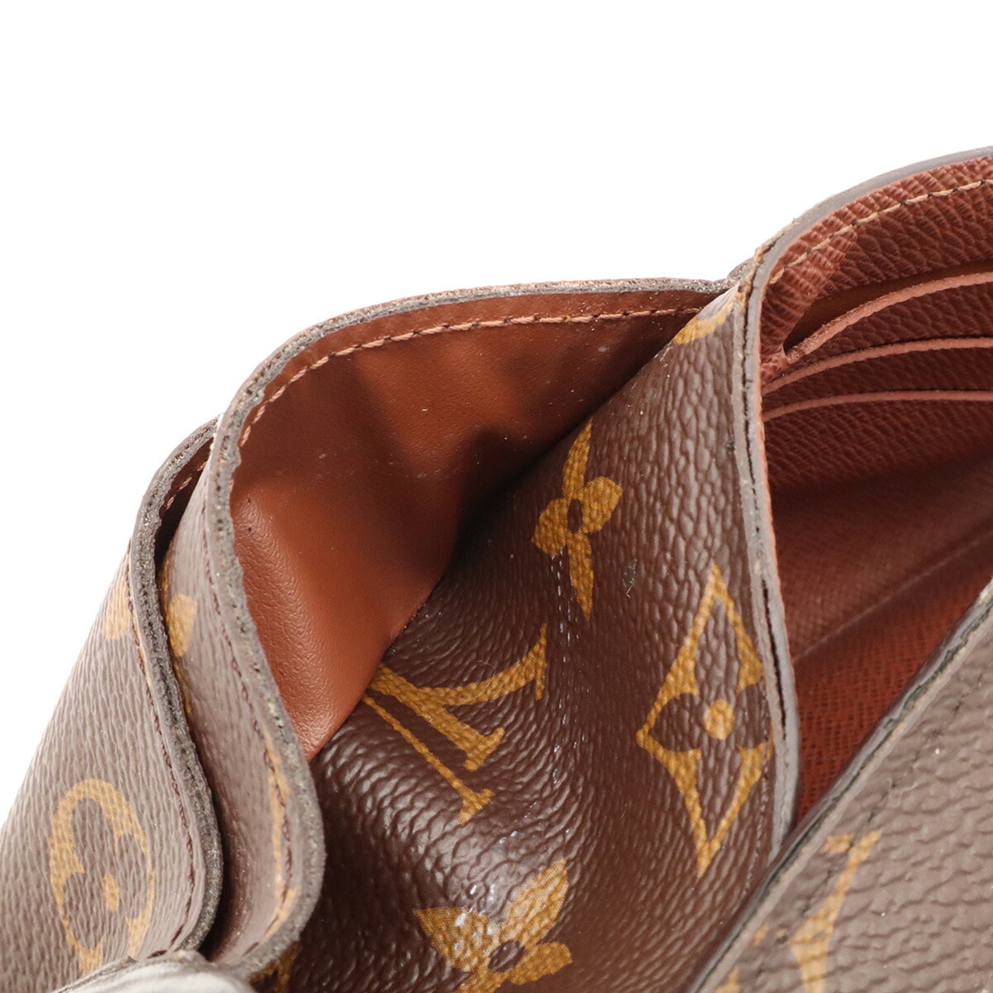 Louis Vuitton Brown Monogram Canvas Long Wallet (Bi-Fold) (Pre-Owned)