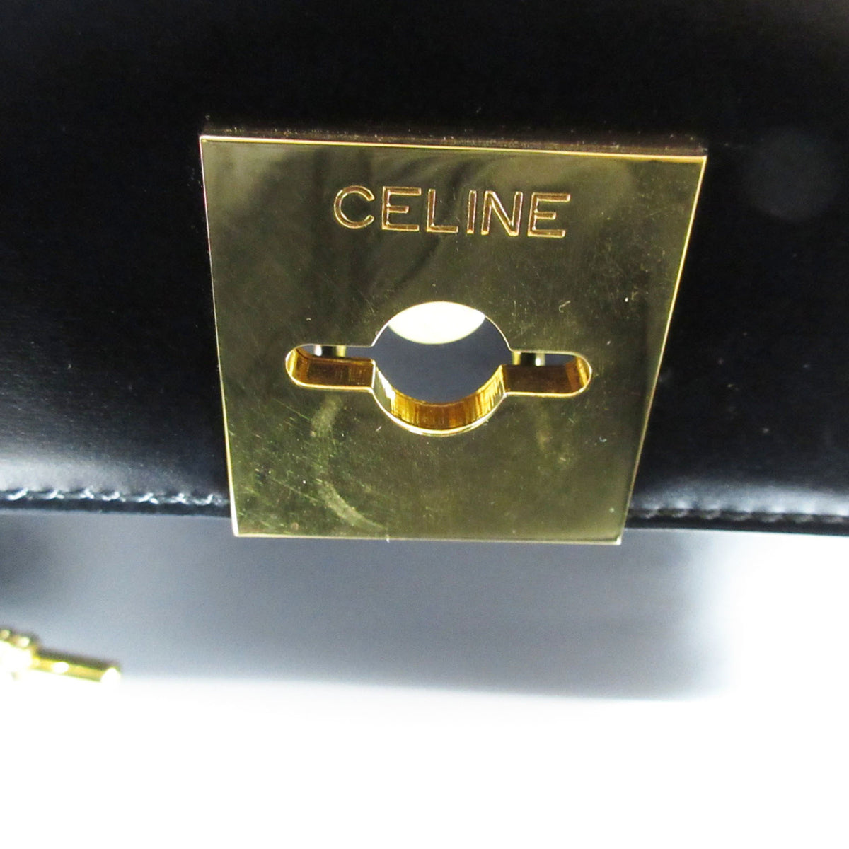 Celine Black Leather Handbag (Pre-Owned)