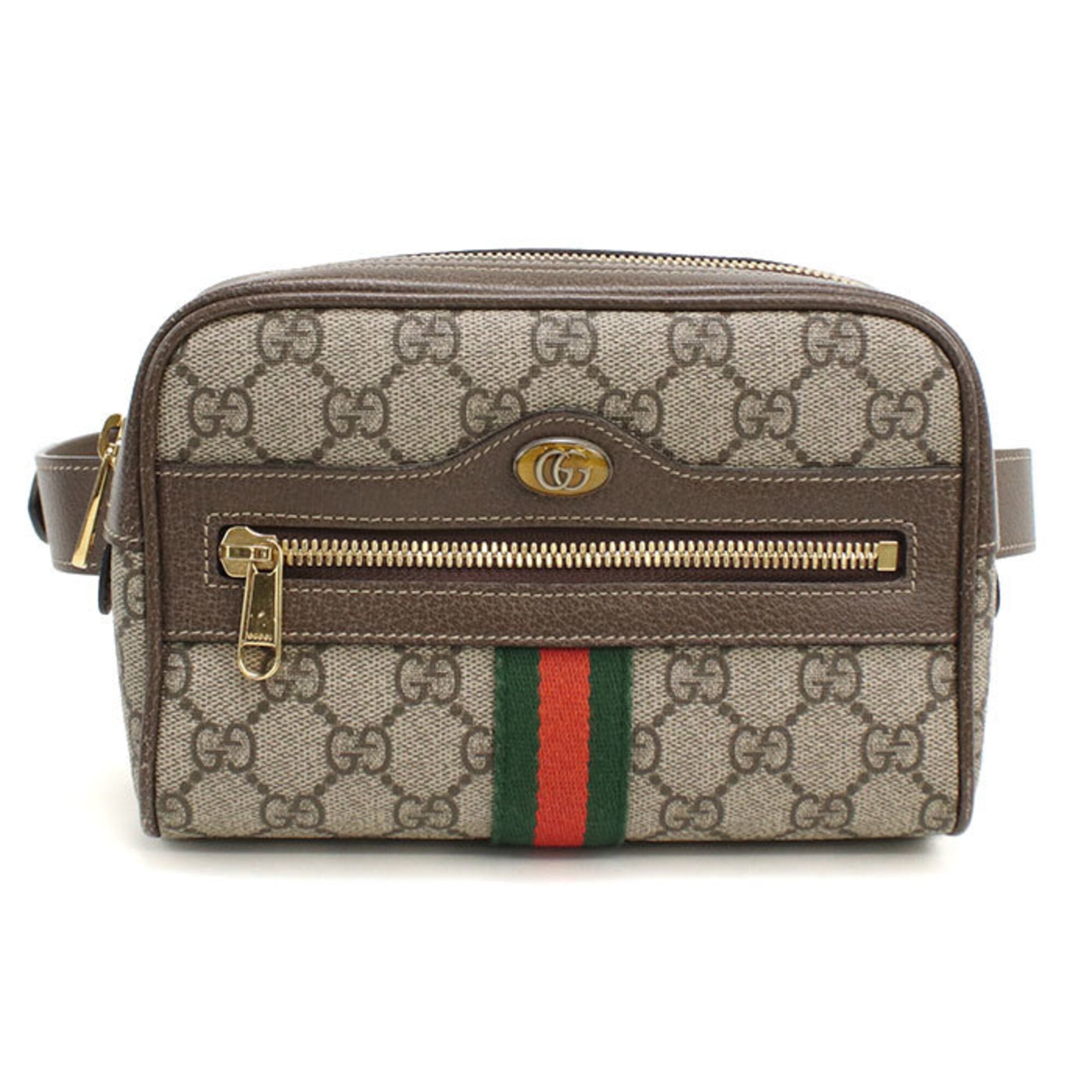 Gucci Beige Gg Supreme Leather Sling Bag (Pre-Owned)