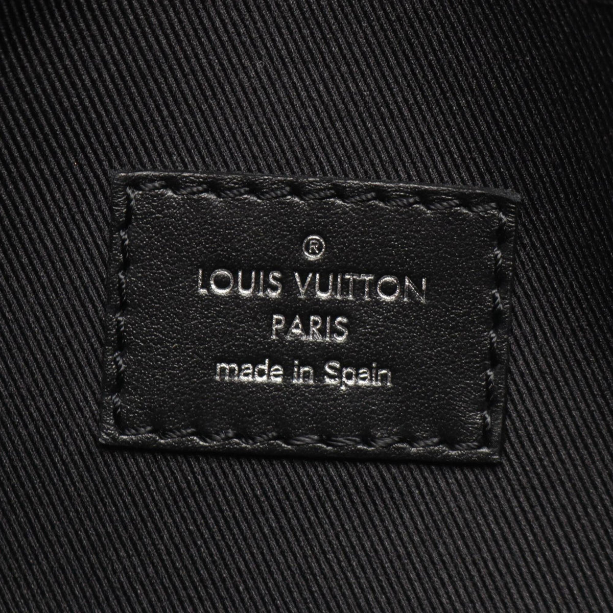 Louis Vuitton Damier Graphite Black Coated Canvas Leather Shoulder Bag (Pre-Owned)
