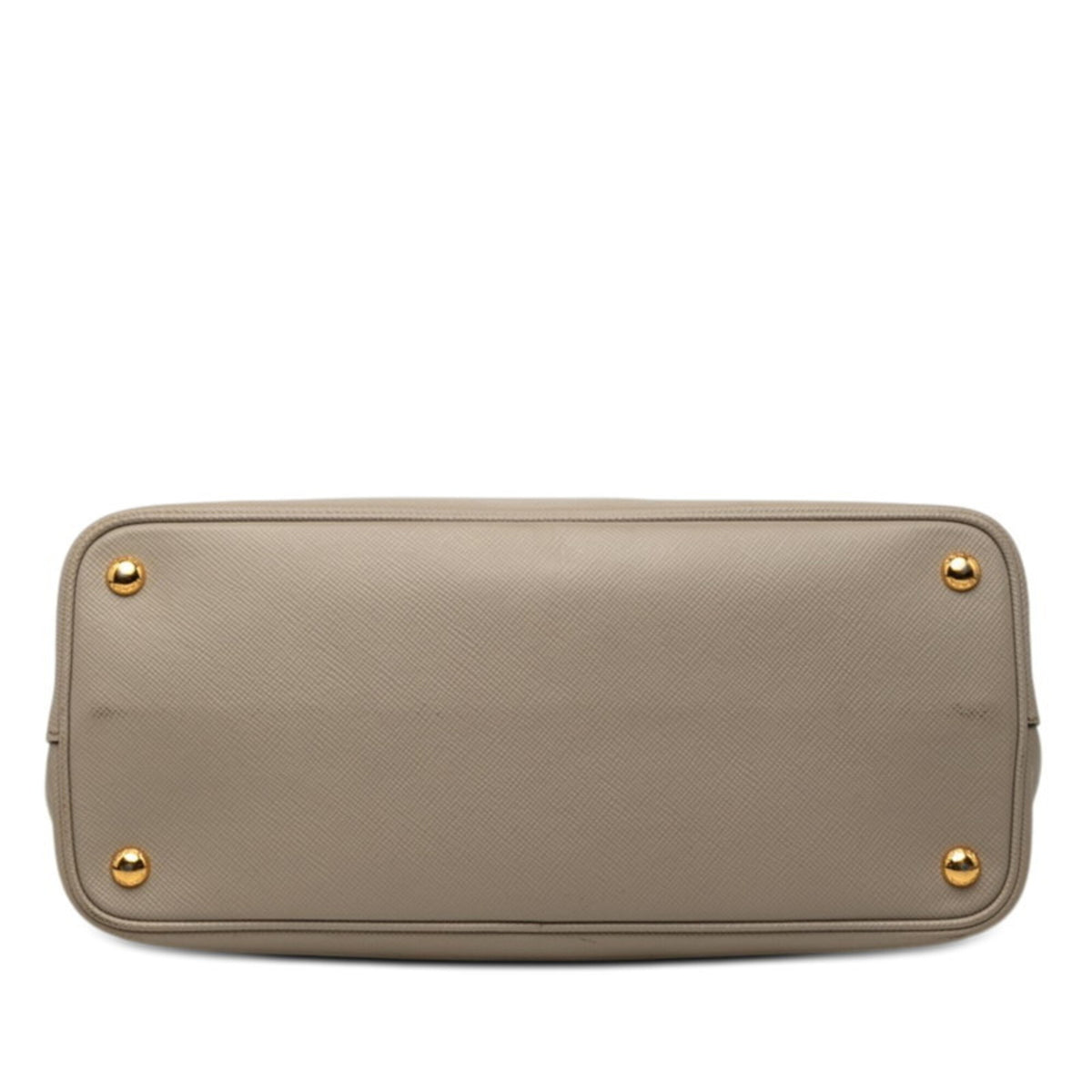 Prada Beige Leather Handbag Shoulder Bag (Pre-Owned)