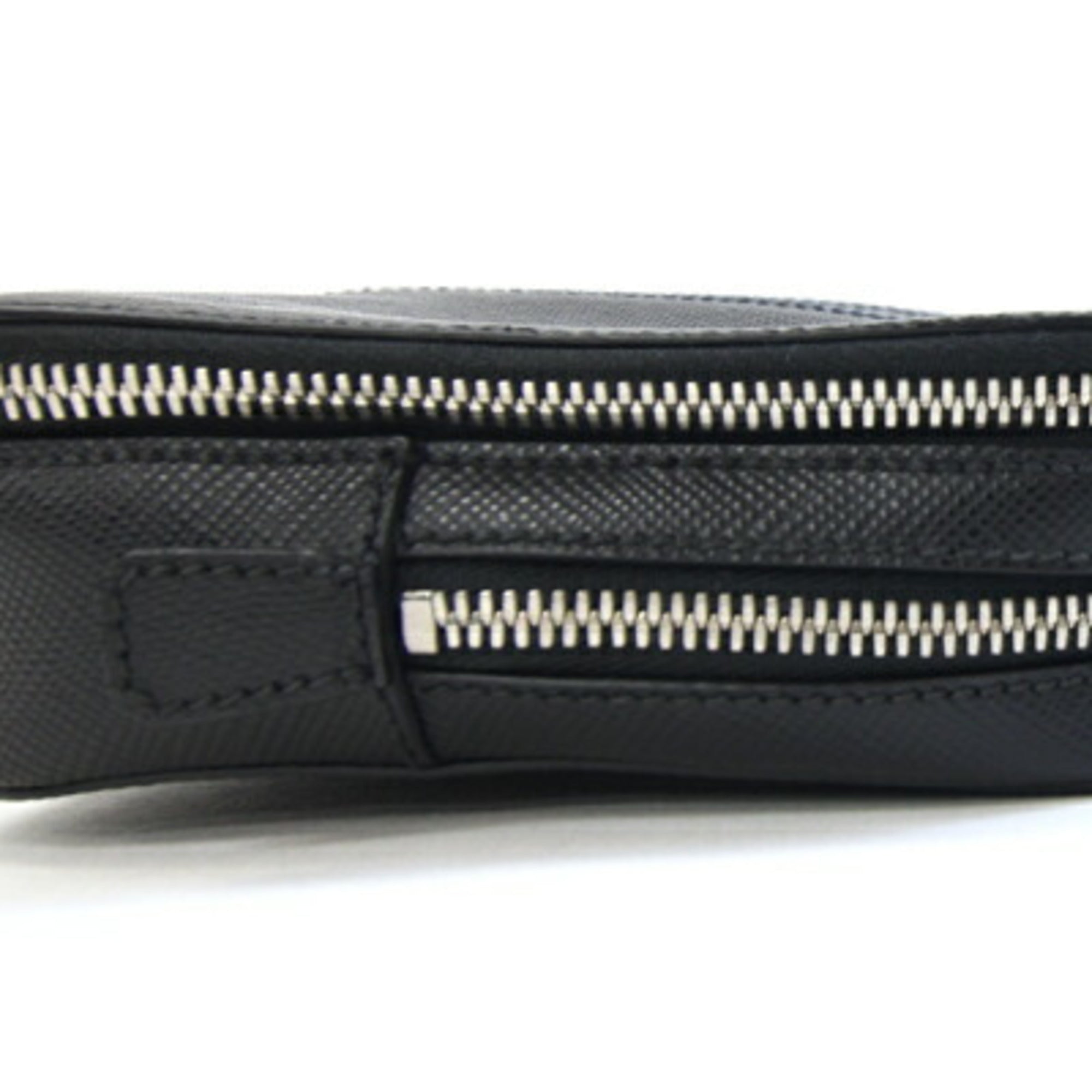 Prada Black Leather Clutch Bag (Pre-Owned)