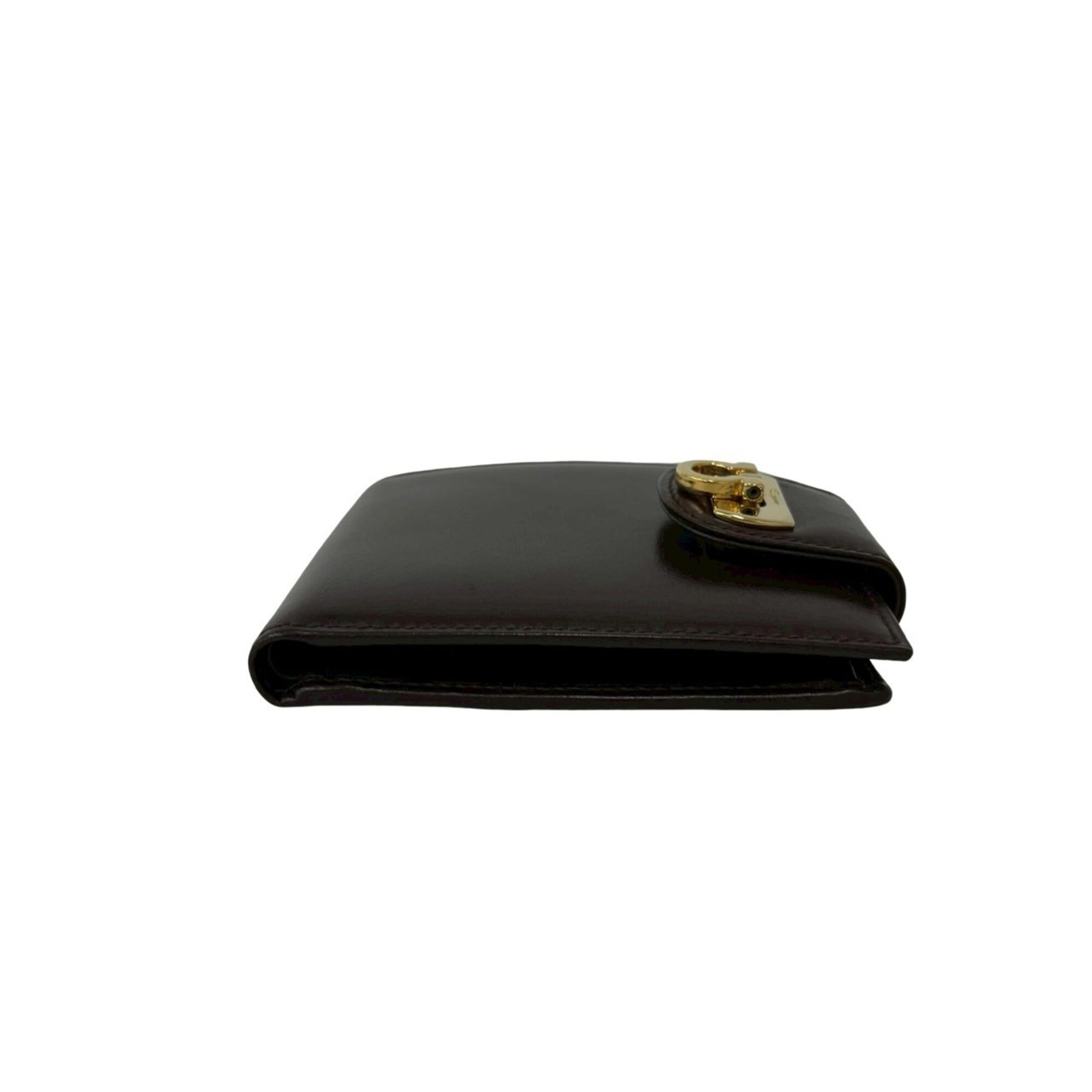 Salvatore Ferragamo Brown Leather Wallet (Bi-Fold) (Pre-Owned)