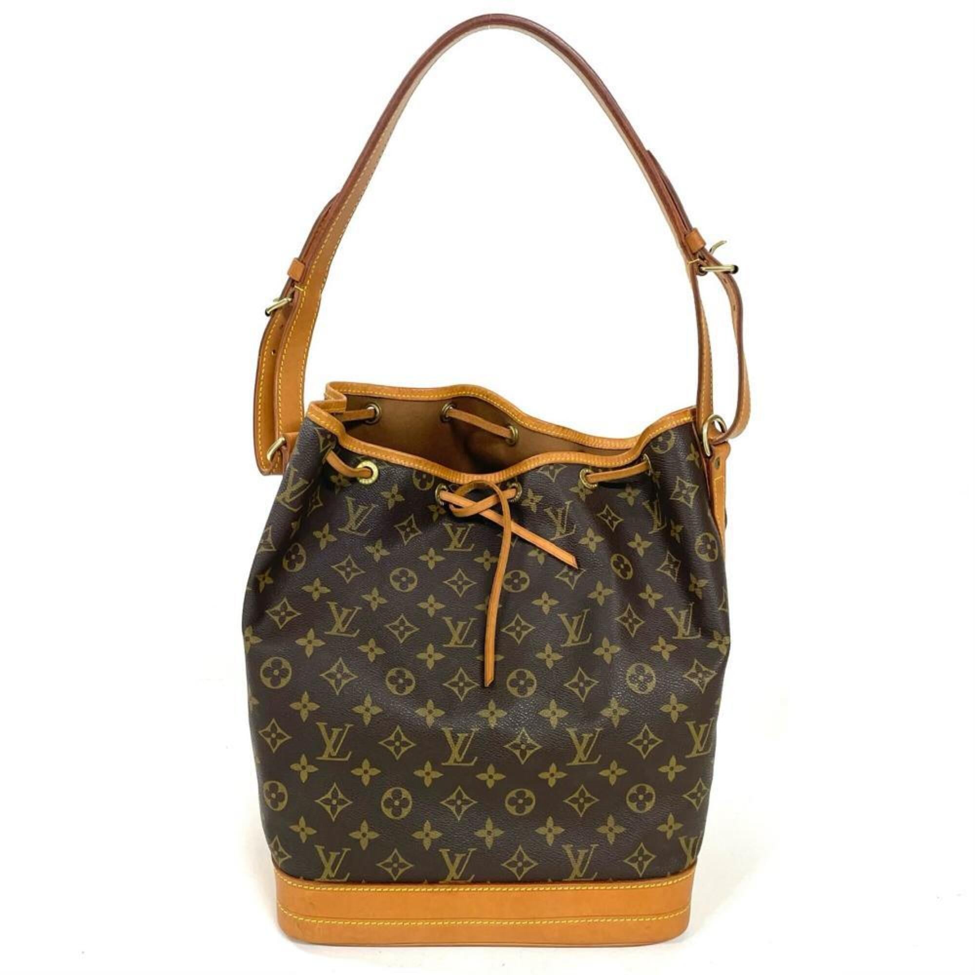 Louis Vuitton Brown Monogram Canvas Shoulder Bag (Pre-Owned)