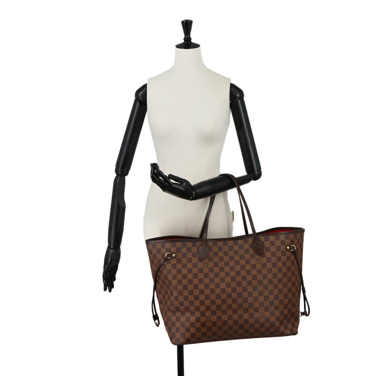 Louis Vuitton Cerise Damier Canvas Ebene Damier Canvas Handbag Tote Bag (Pre-Owned)
