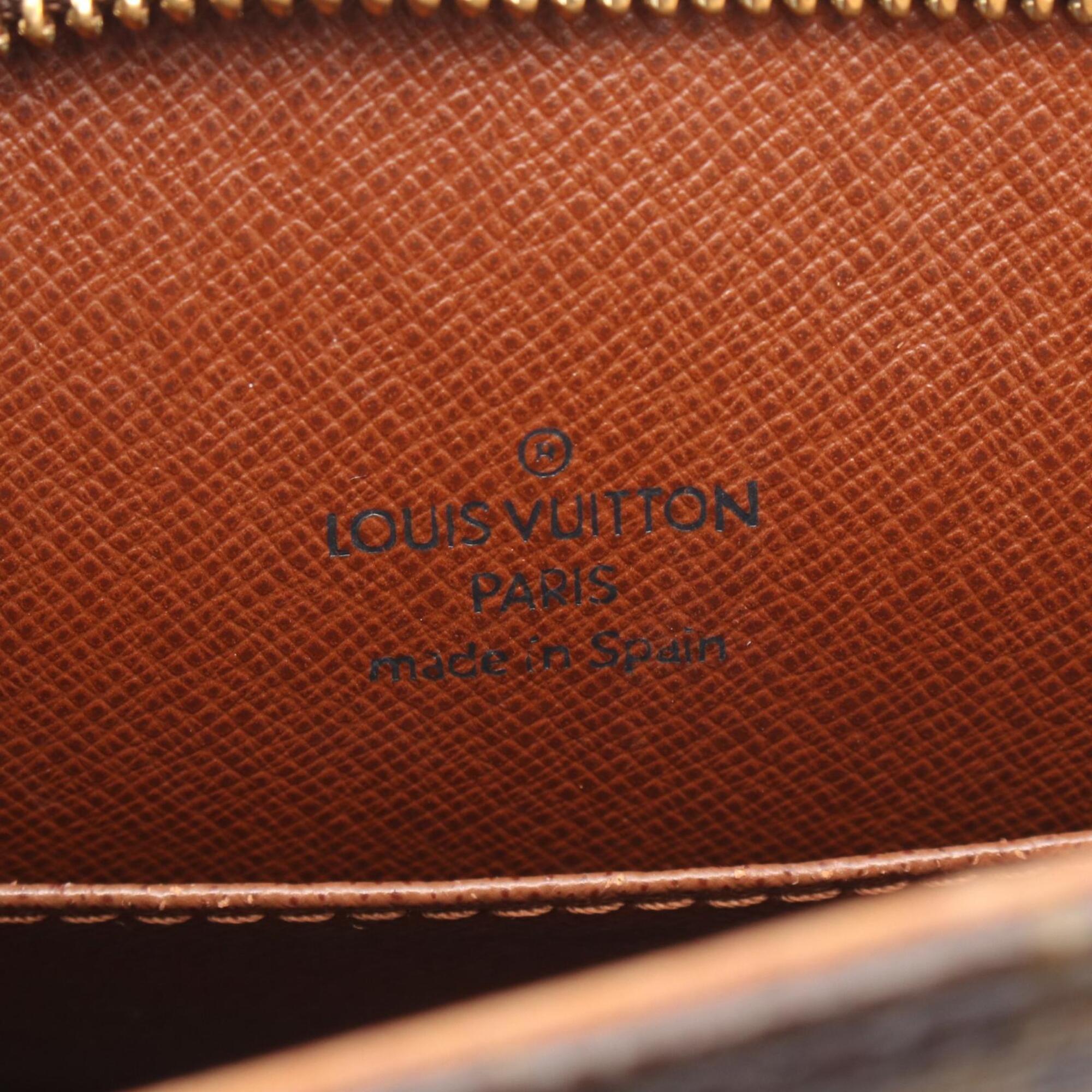 Louis Vuitton Brown Pvc Leather Handbag Shoulder Bag (Pre-Owned)