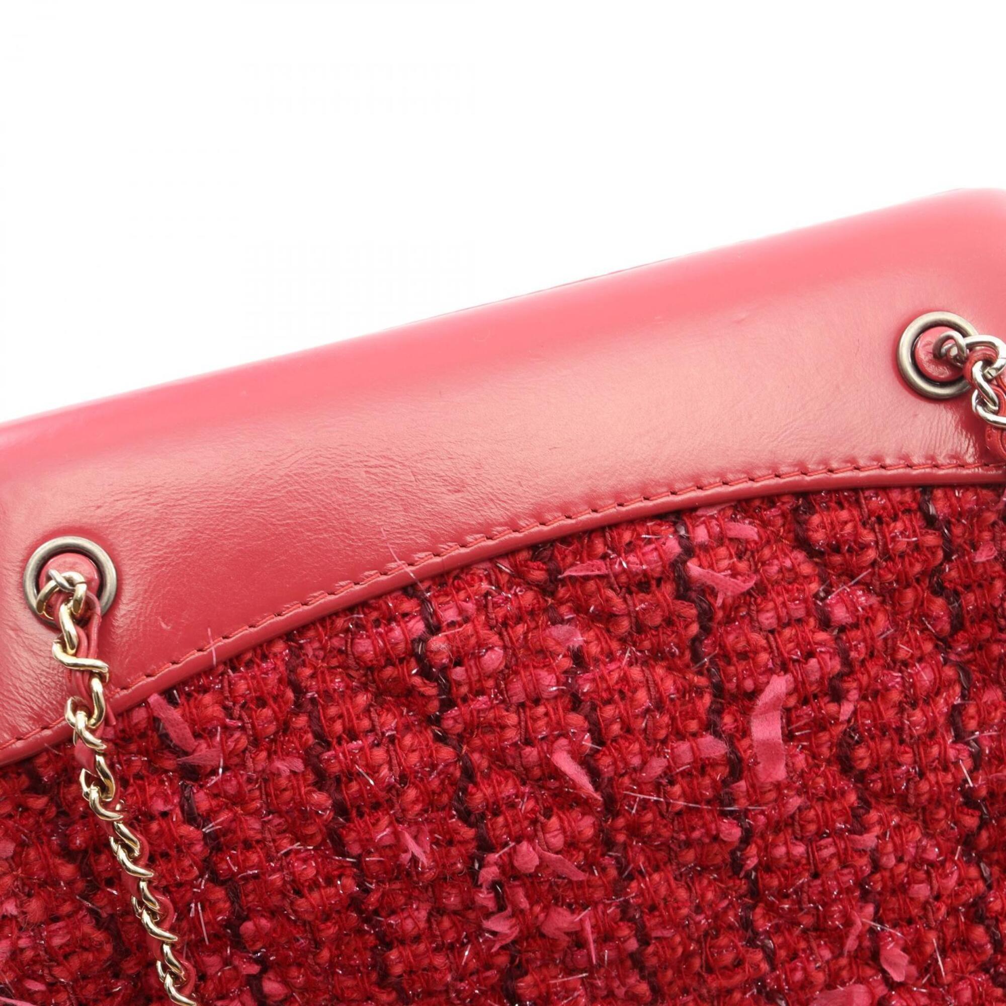 Chanel Pink Fabric Leather Backpack Handbag (Pre-Owned)